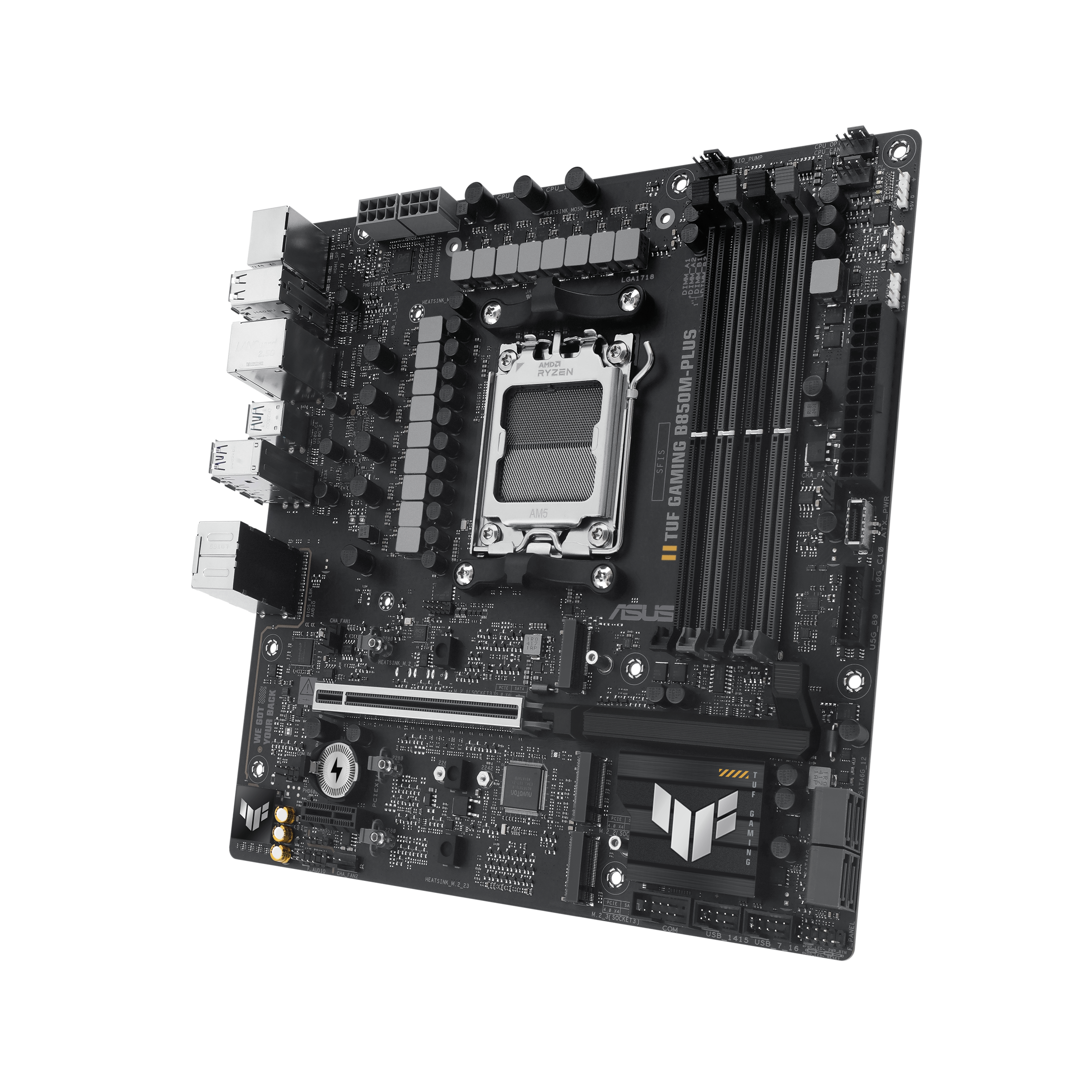 ASUS TUF GAMING B850M-PLUS (AMD,AM5,DDR5,mATX)