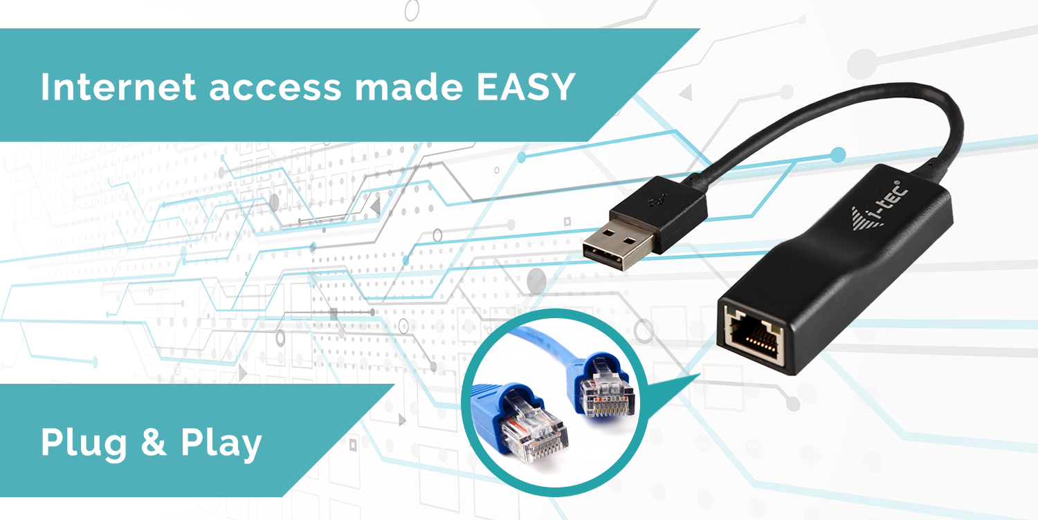 I-TEC UDB 2.0 NETWORK ADAPTER SB 2.0 - RJ-45 LAN 10/100MBPS