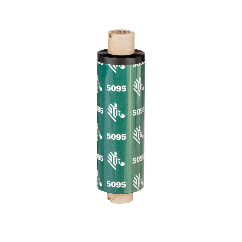 ZEBRA 5095 schwarz Thermo-Druckfolien, 12 Rollen