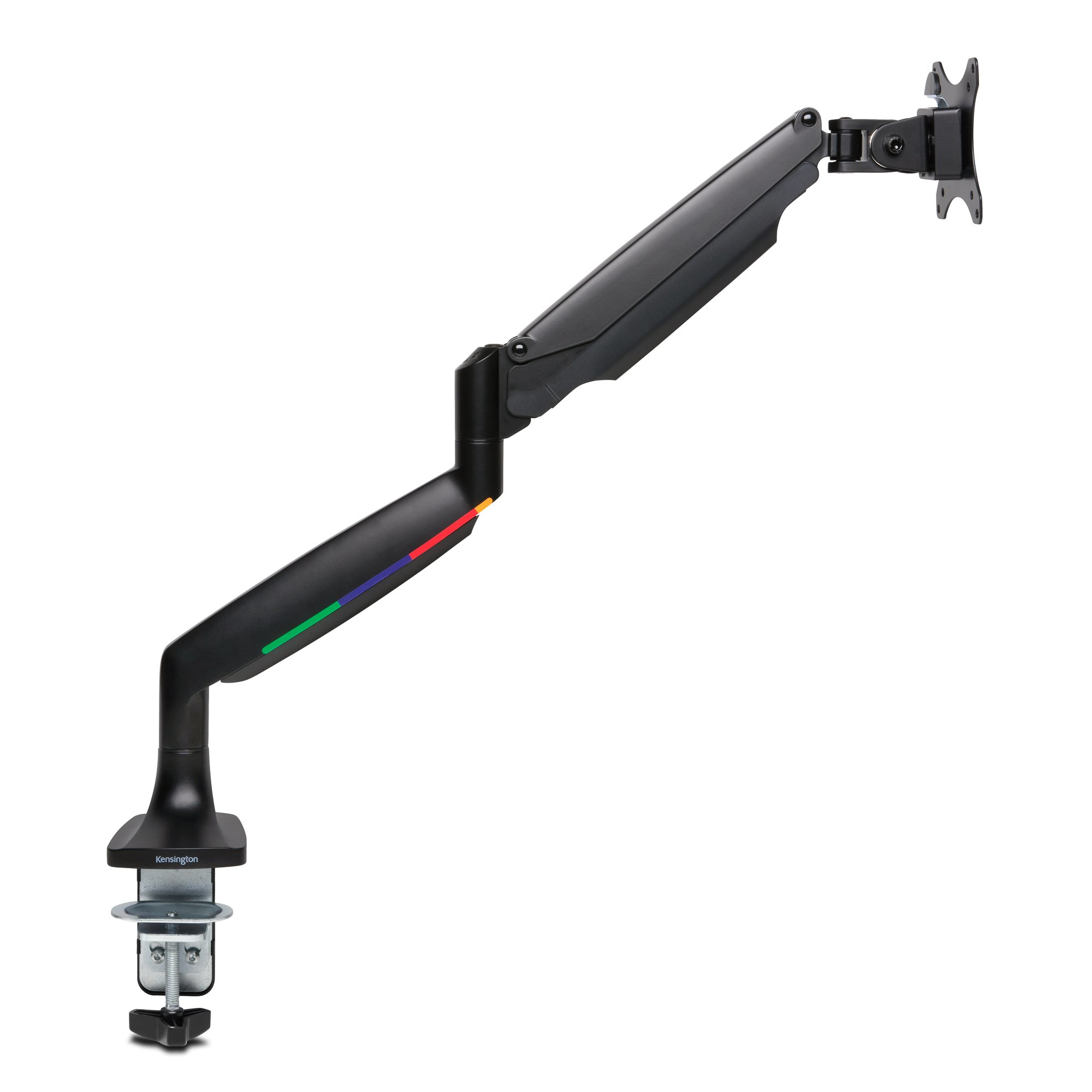 ONE-TOUC SINGLE MONITOR ARM SINGLE HEIGHT ADJUSTABLE BLACK