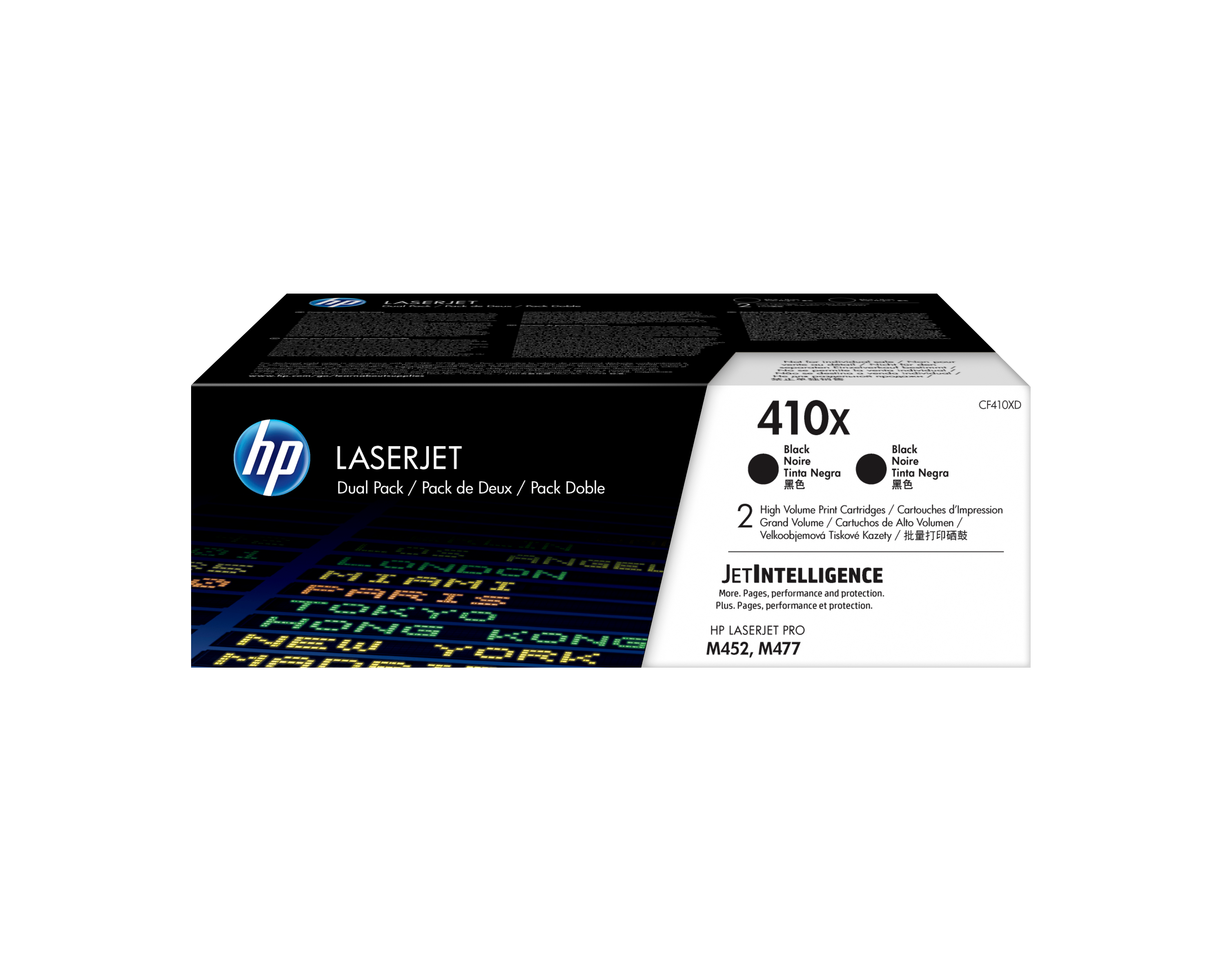 HP 410X (CF410XD) schwarz Tonerkartuschen, 2er-Set