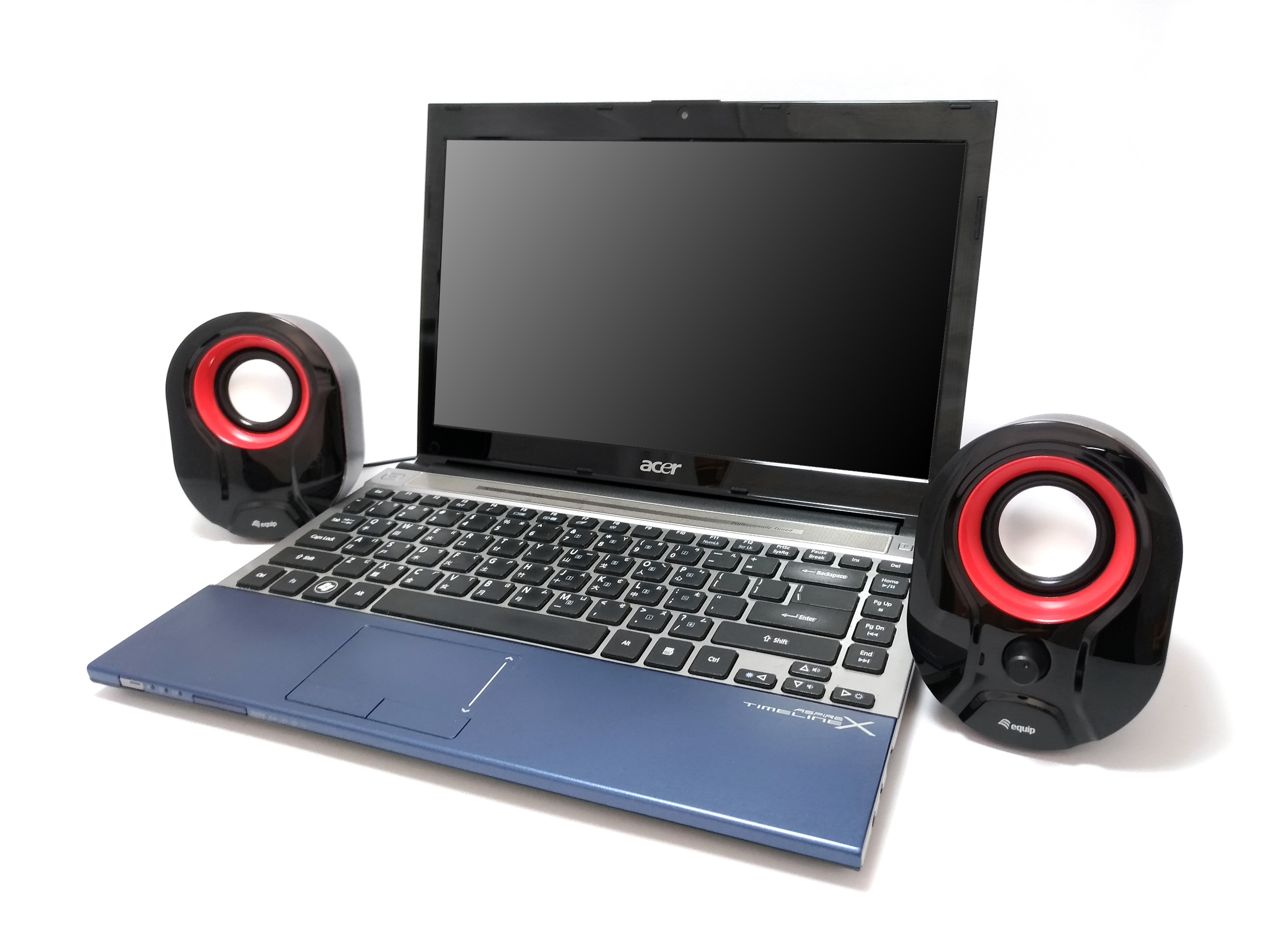 Equip Stereo-USB2.0-Lautsprecher für Notebook/PC sw/rt