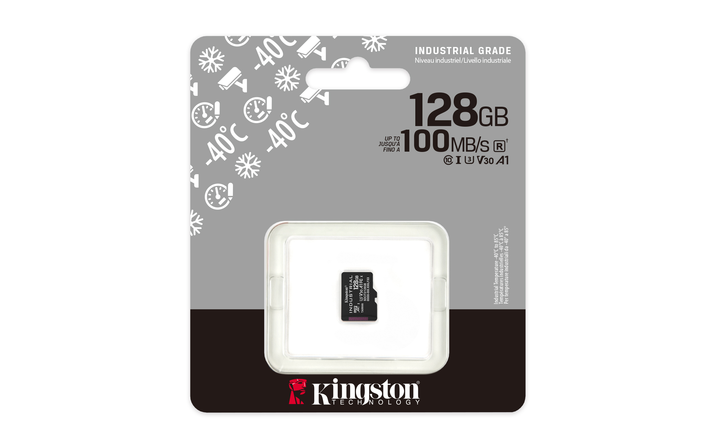 SD MicroSD Card 128GB Kingston SDHC (Class10) o.Adapter retail
