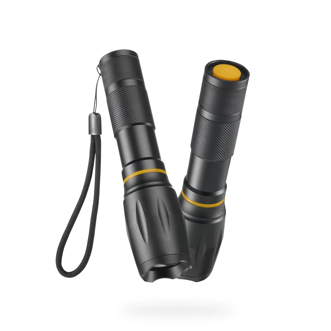 hama W200 LED Taschenlampe schwarz 15,3 cm, bis zu 200 Lumen, 1 St.