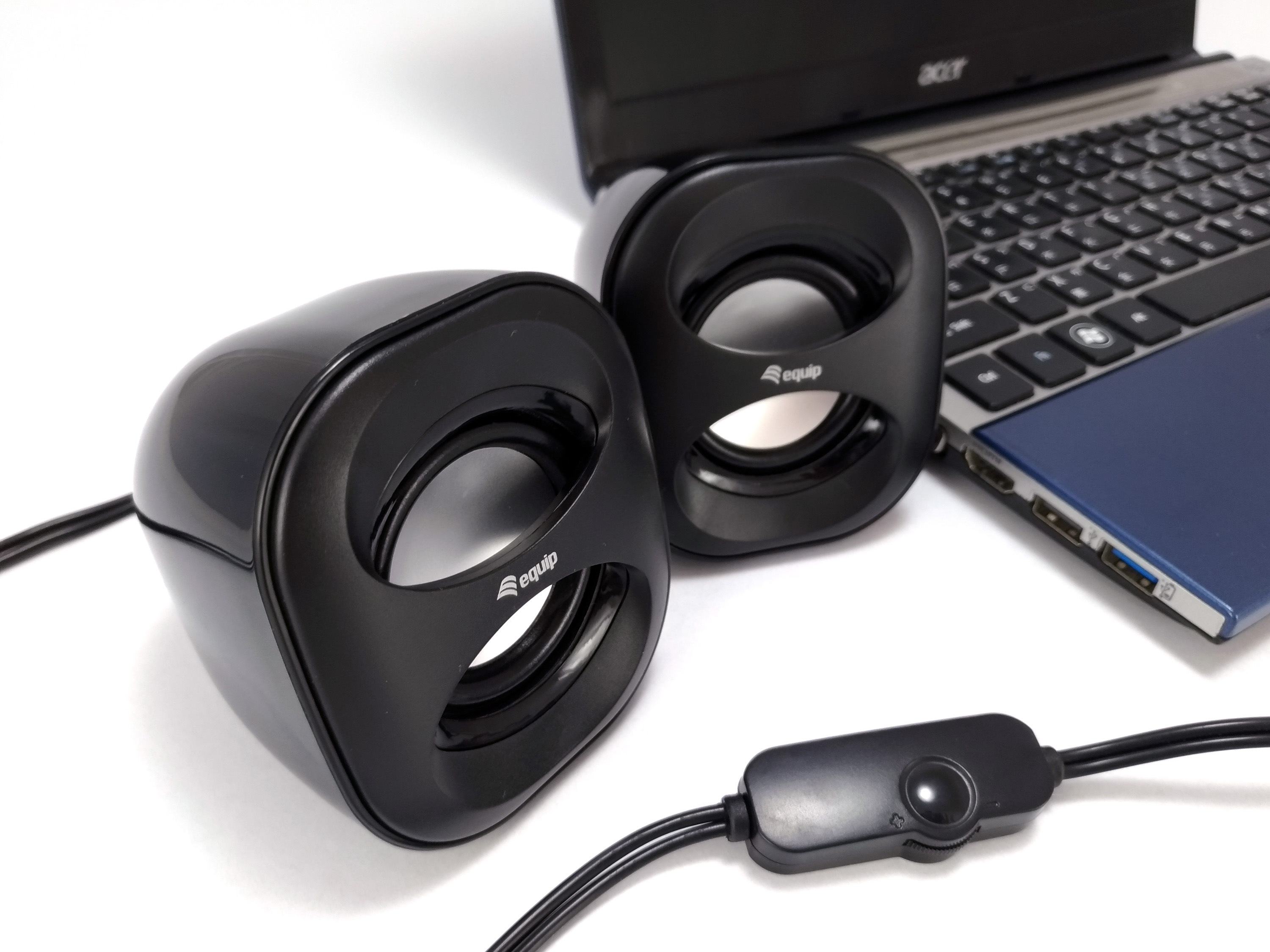 Equip Mini USB2.0-Lautsprecher für Notebook/PC sw/sw