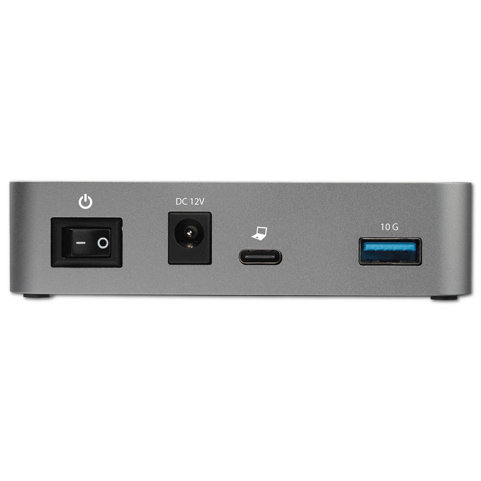 4-PORT USB C HUB 10 GBPS .