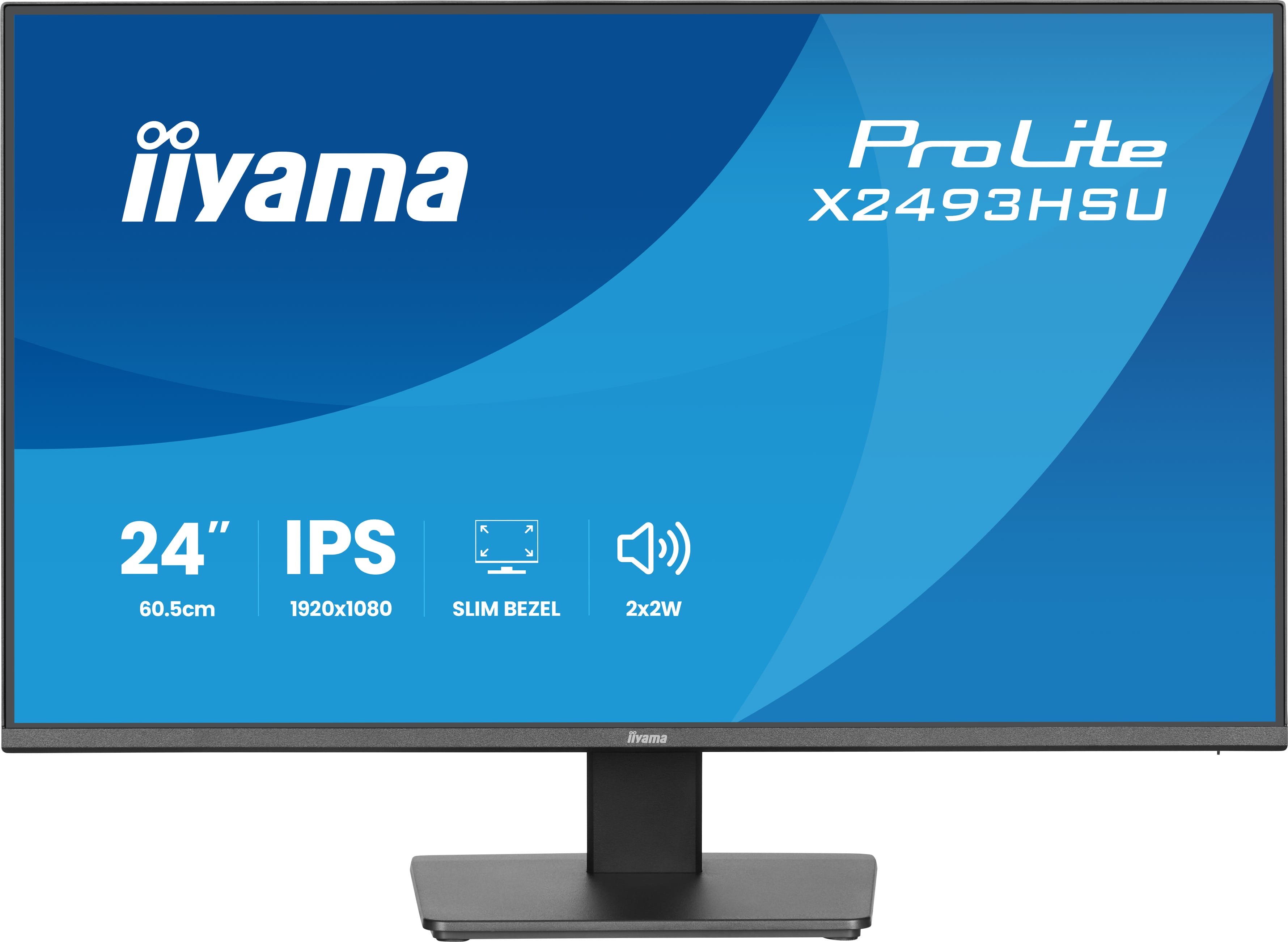 IIYAMA 60.5cm (24) X2493HSU-B1 16:10 HDMI+DP+2xUSB IPS