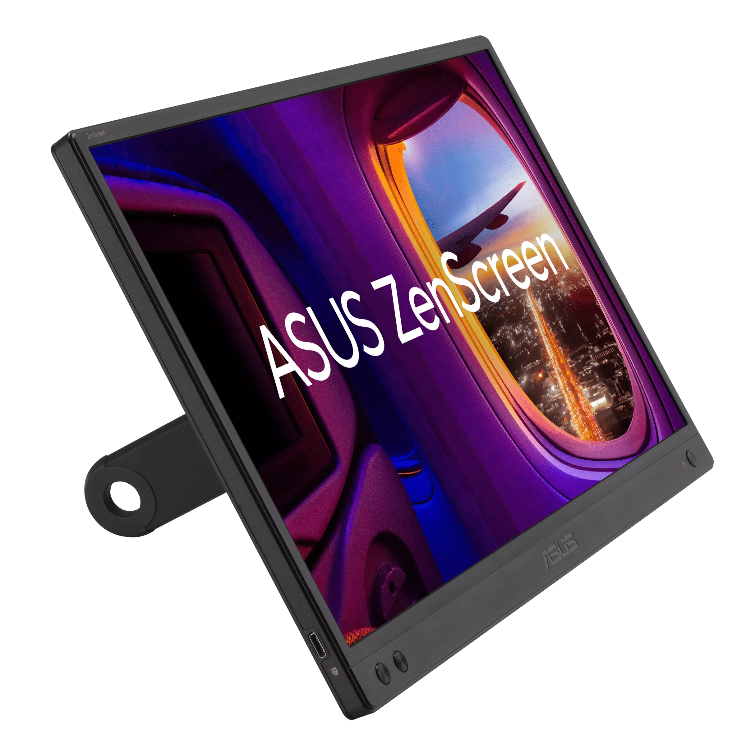 ASUS ZenScreen MB166CR Portable 39,62cm 15,6Zoll IPS WLED FHD 16:9 60Hz 250cd/m2 5ms USB-C Black