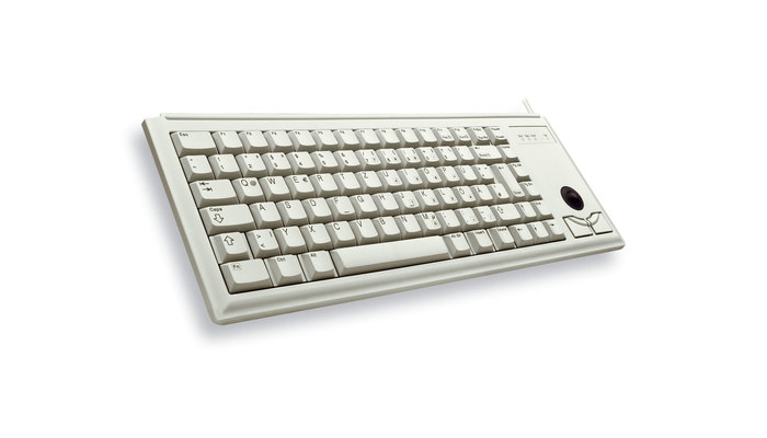 CHERRY G84-4400 COMPACT TRACKBALL KEYBOARD USB GREY