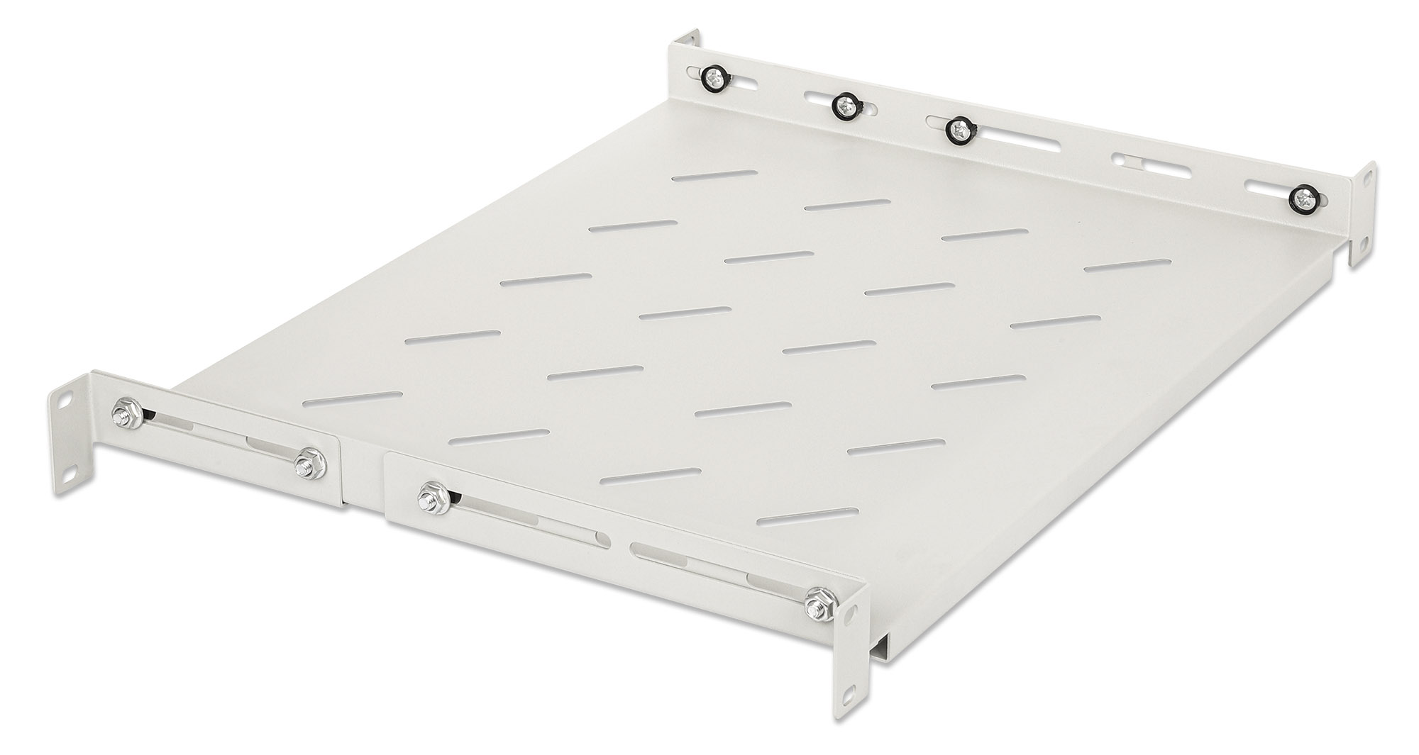 INTELLINET 19 Fachboden variable Schienen 350mm tief grau
