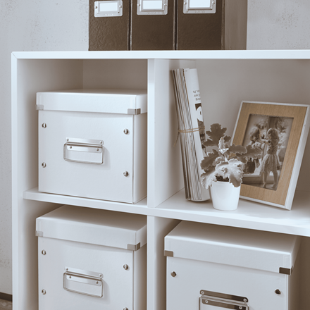 LEITZ Click & Store Aufbewahrungsbox 10,0 l weiß 26,0 x 26,0 x 24,0 cm, 1 St.