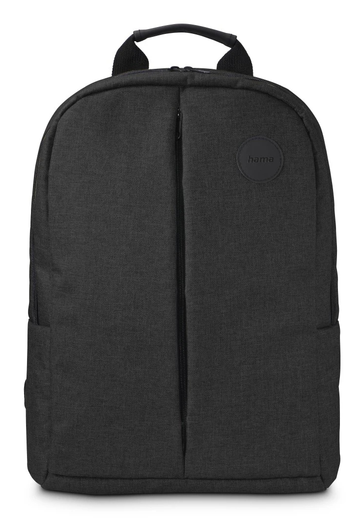 hama Laptop-Rucksack Genua Polyester schwarz bis 39,6 cm (15,6 Zoll)