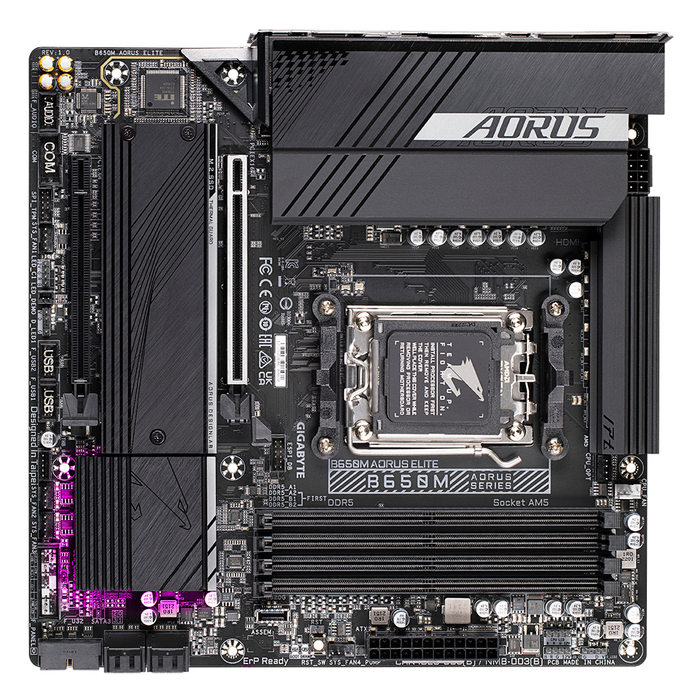 B650M AORUS ELITE, Mainboard