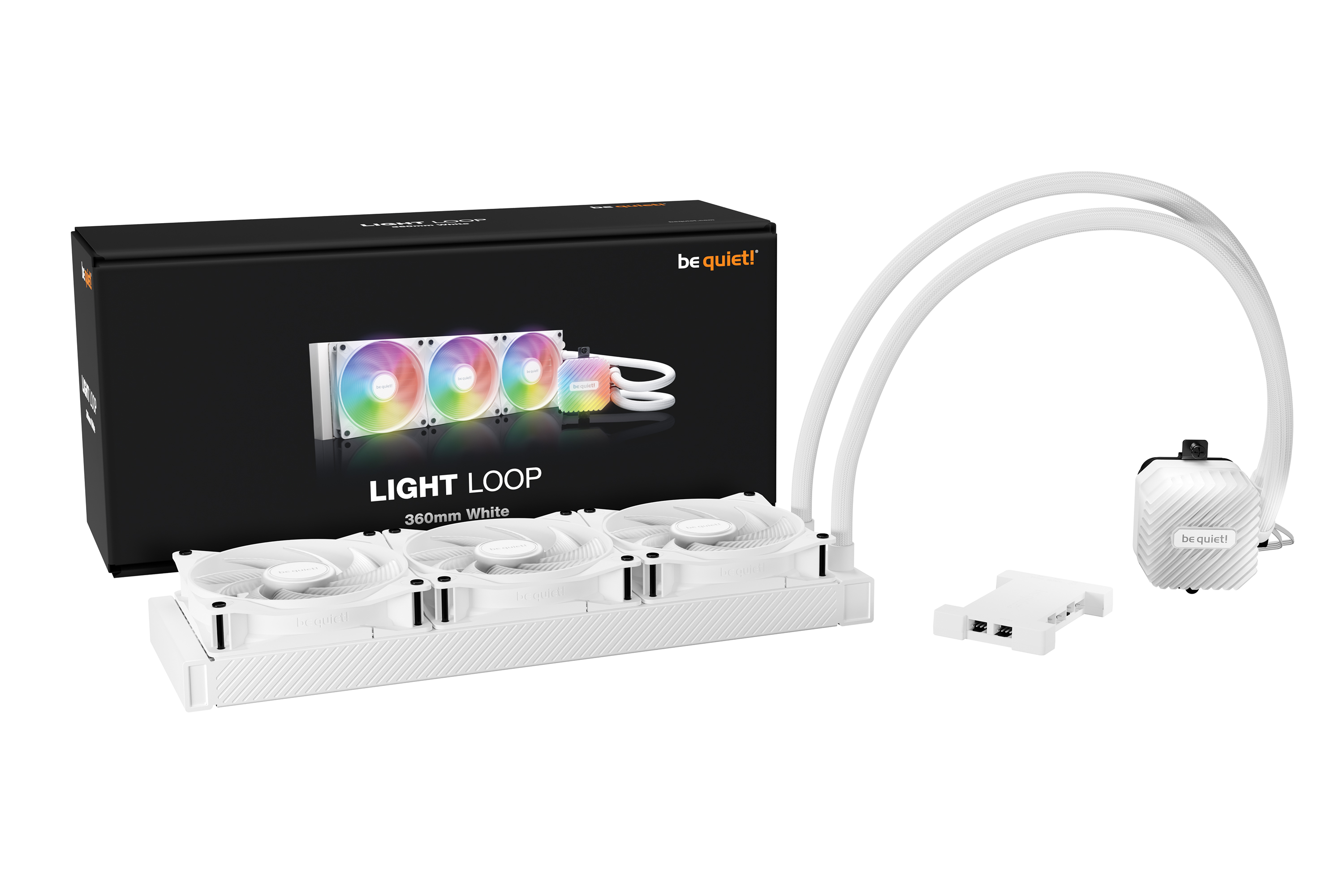 LIGHT LOOP 360MM WHITE WATER COOLING SYSTEM AIO