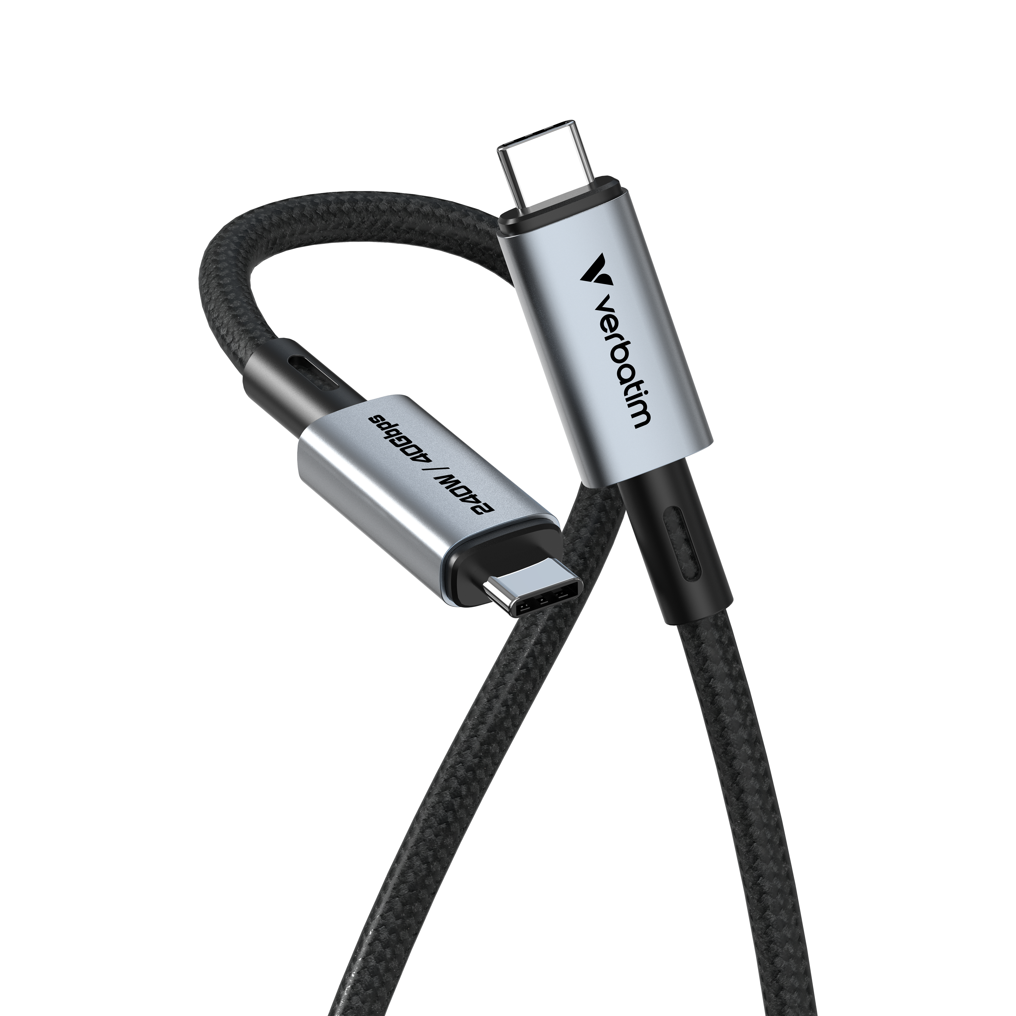 verbatim Sync & Charge Ladekabel schwarz, Kabellänge: 1,2 m, 240 W