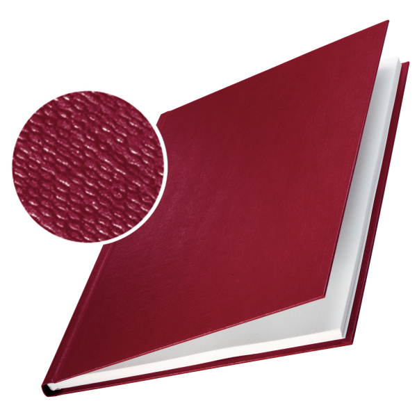 LEITZ Buchbindemappen rot Hardcover für 71 - 105 Blatt DIN A4, 10 St.
