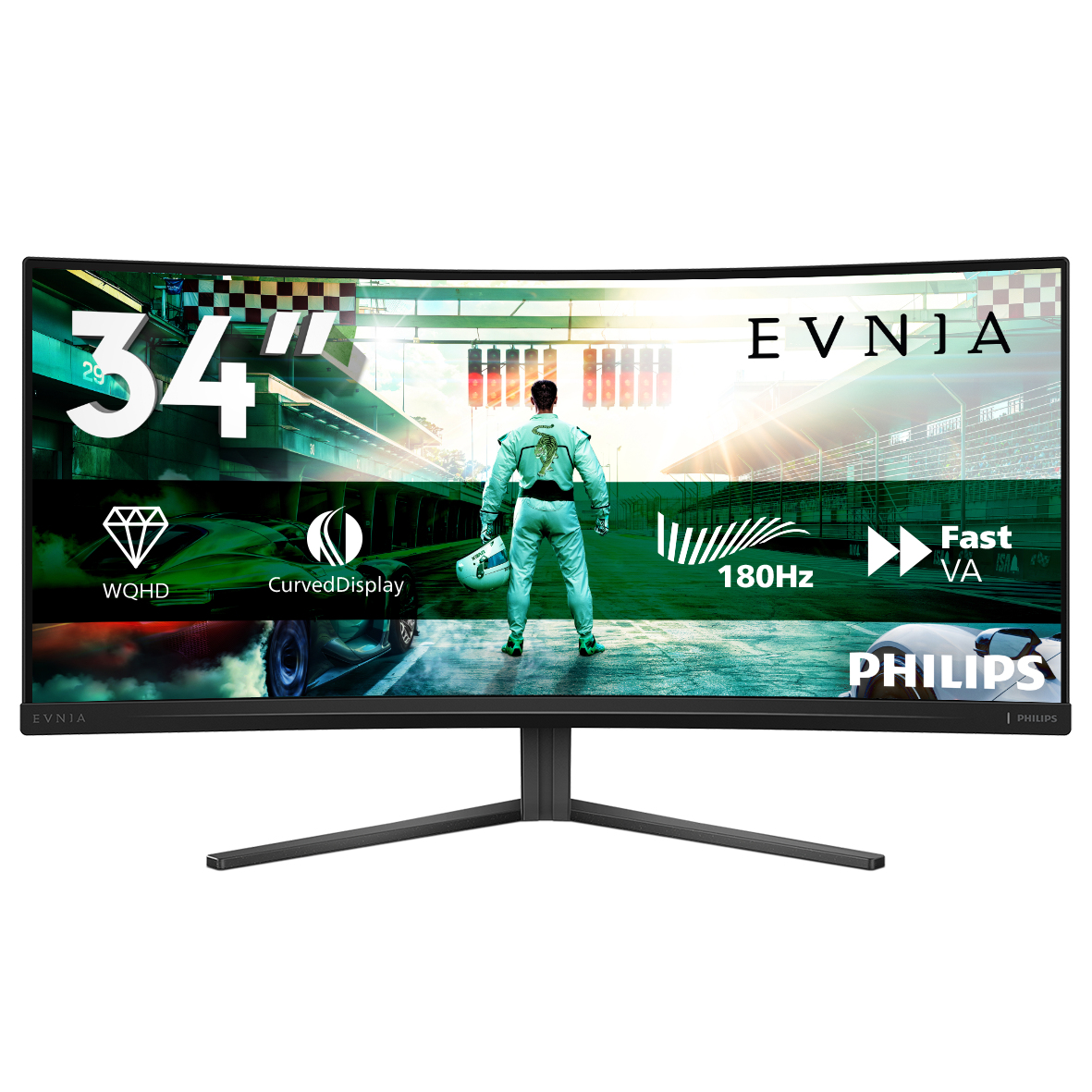 Evnia 34M2C3500L, Gaming-Monitor