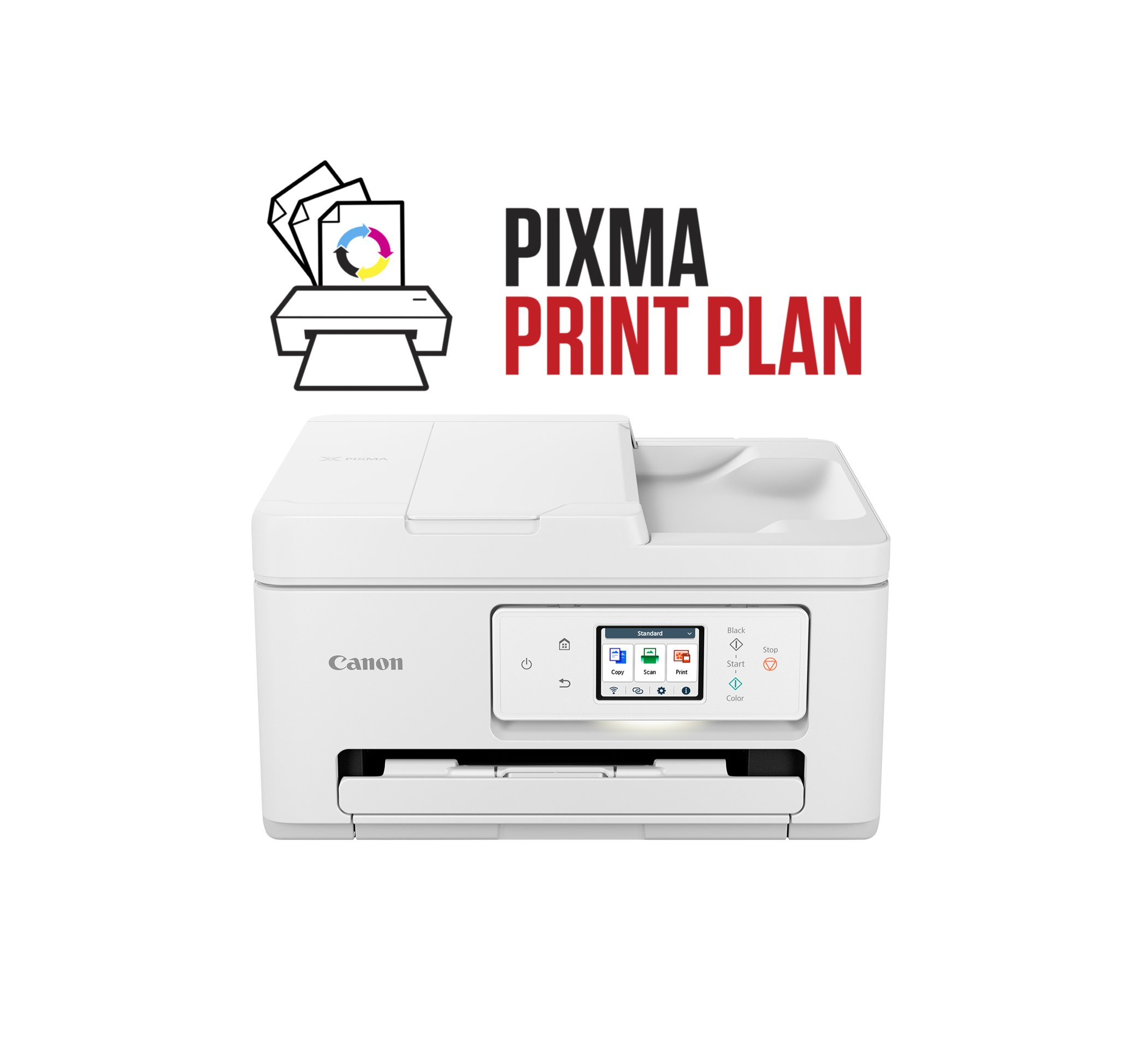 Canon PIXMA TS7750i 3 in 1 Tintenstrahl-Multifunktionsdrucker grau