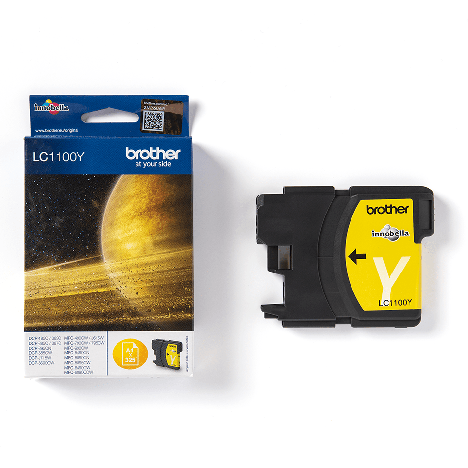 LC-1100Y INK CARTRIDGE YELLOW F/ MFC-6490CW 325 PGS