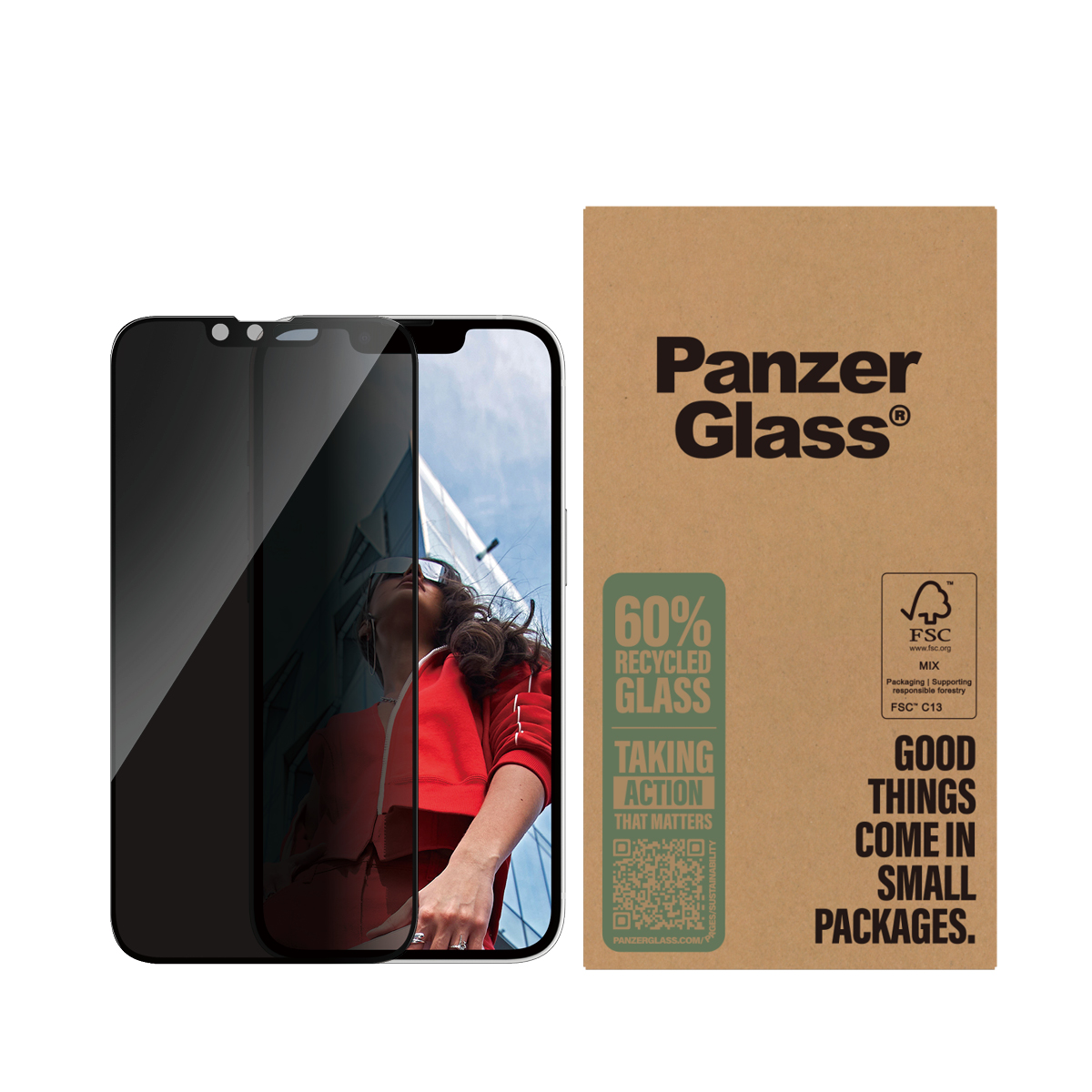 PANZERGLASS PRIVACY SCREEN PROTECTOR IPHONE SE (2025)/14/13