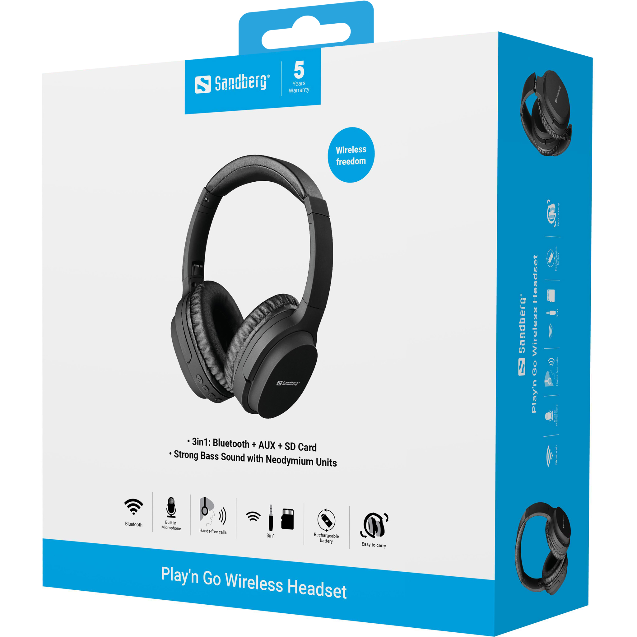 SANDBERG Play and Go Bluetooth Headset