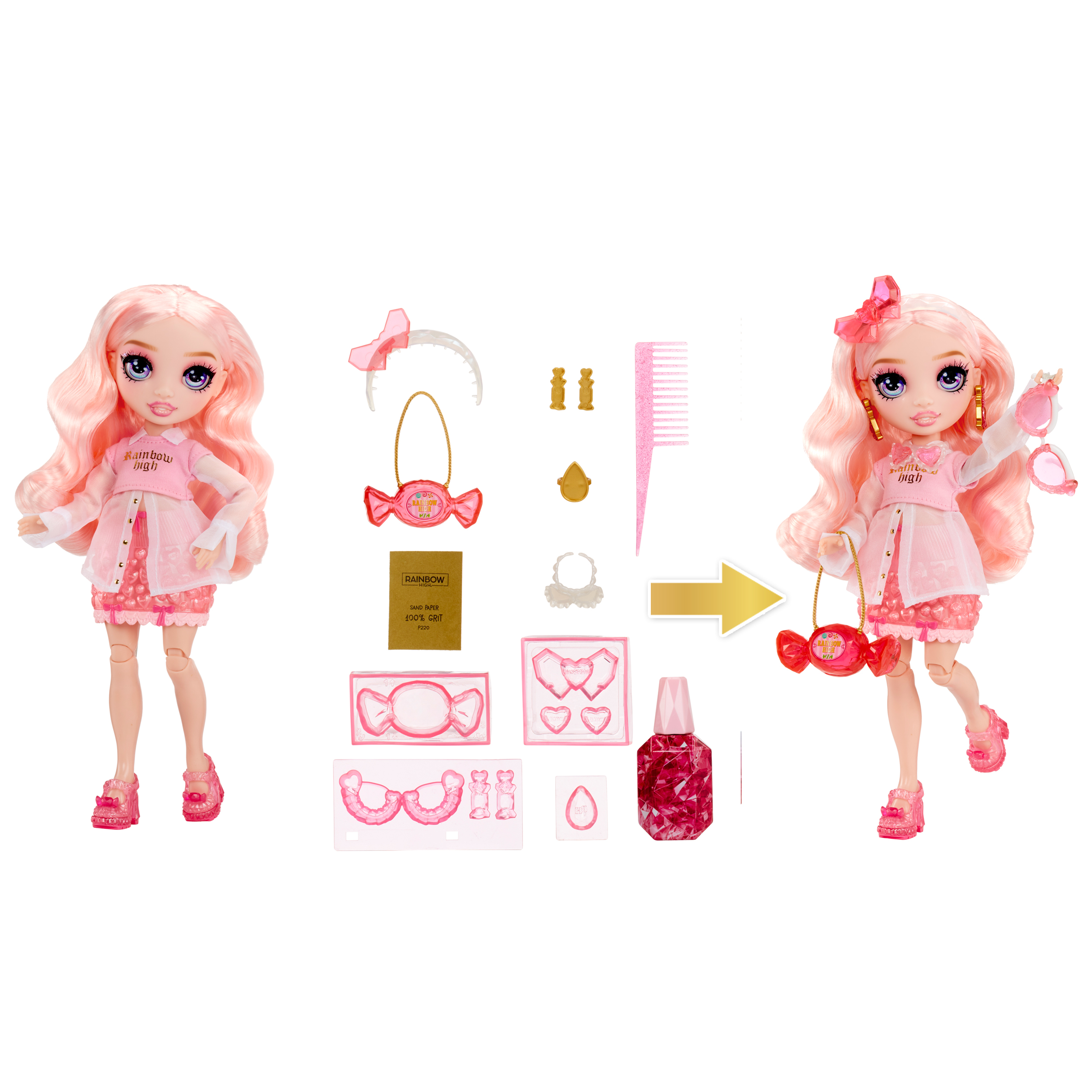 Rainbow High Creative Crystals - Bella, Puppe