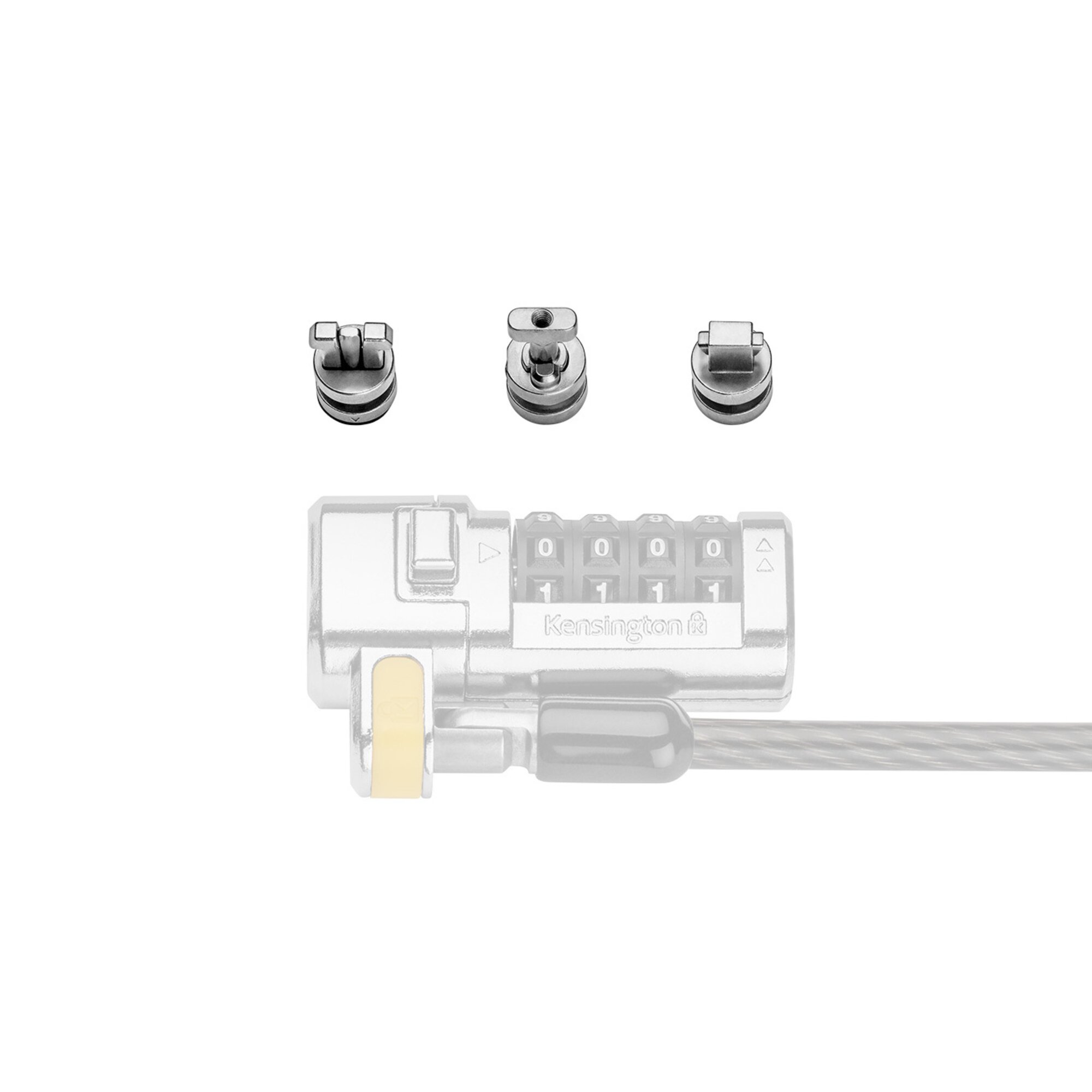 Kensington ClickSafe Universelles Anker-Set für Notebookschloss