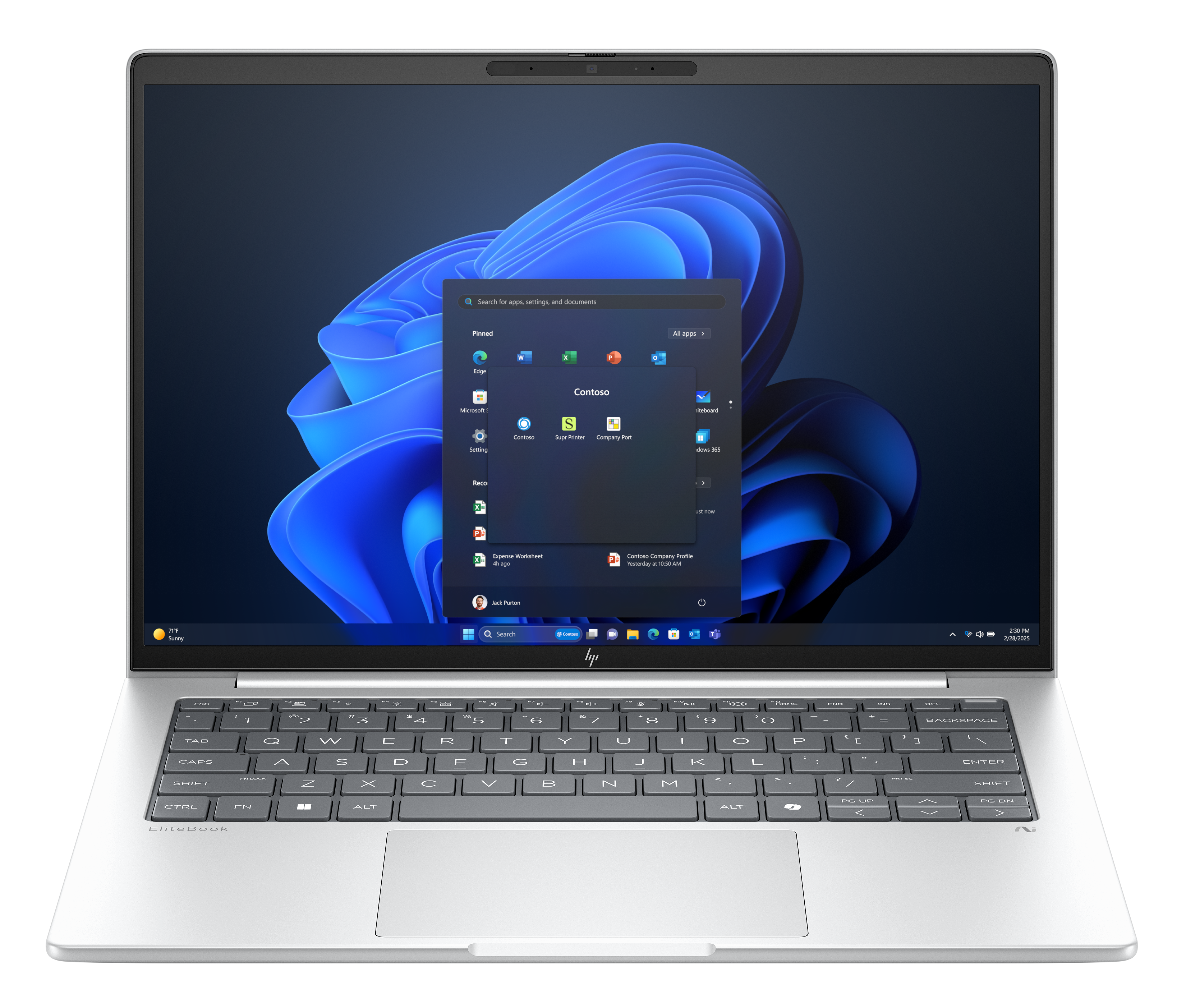 HP EliteBook 8 G1i Intel Core Ultra 5 225U 35,56cm 14Zoll WUXGA 16GB 1TB/SSD W11P 3J Gar (DE)