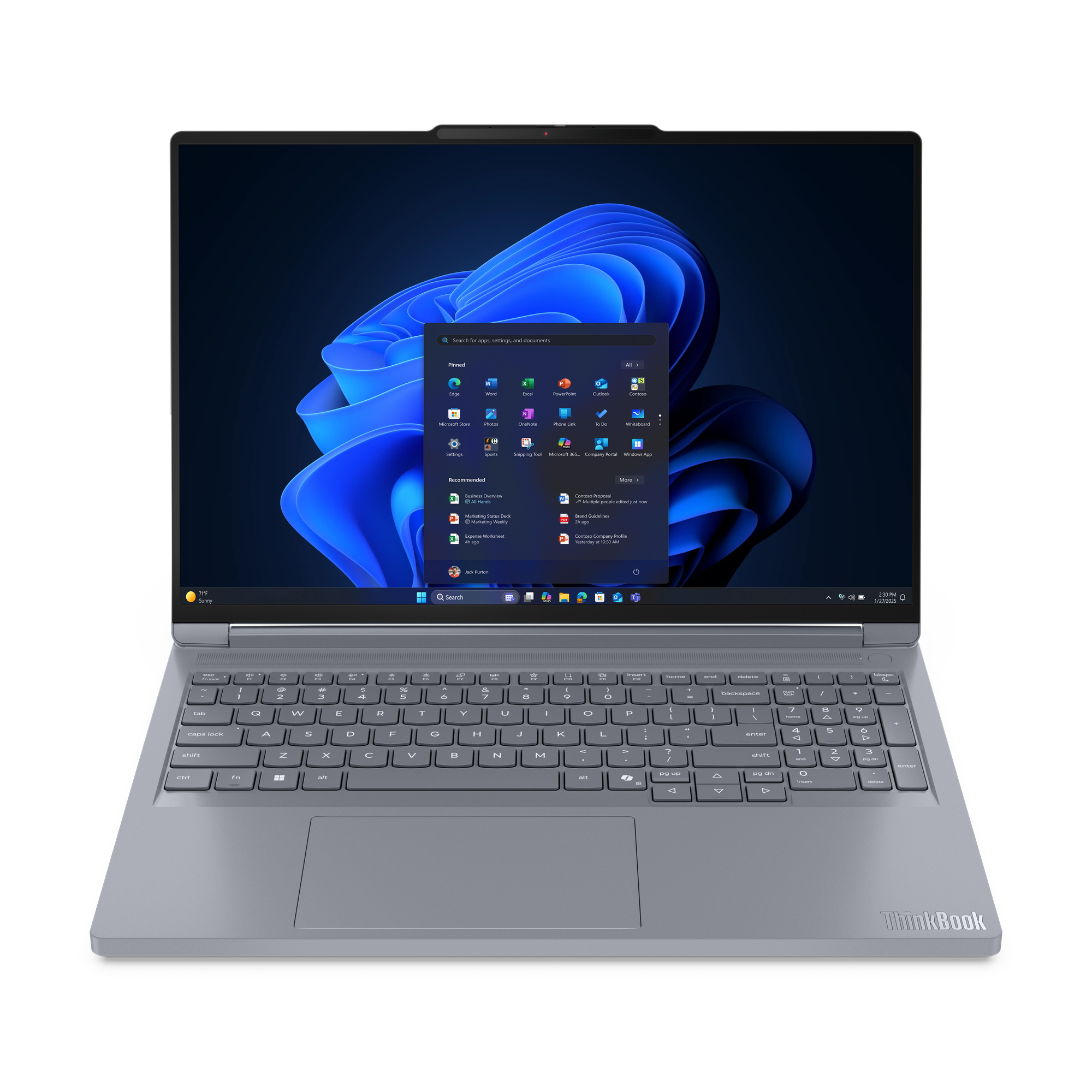 LENOVO ThinkBook 16p G6 AMD Ryzen 9 8940HX 40,64cm 16Zoll WQXGA 64GB 1TB SSD RTX 5060 W11P No WWAN AI PC Luna Grey TopSeller