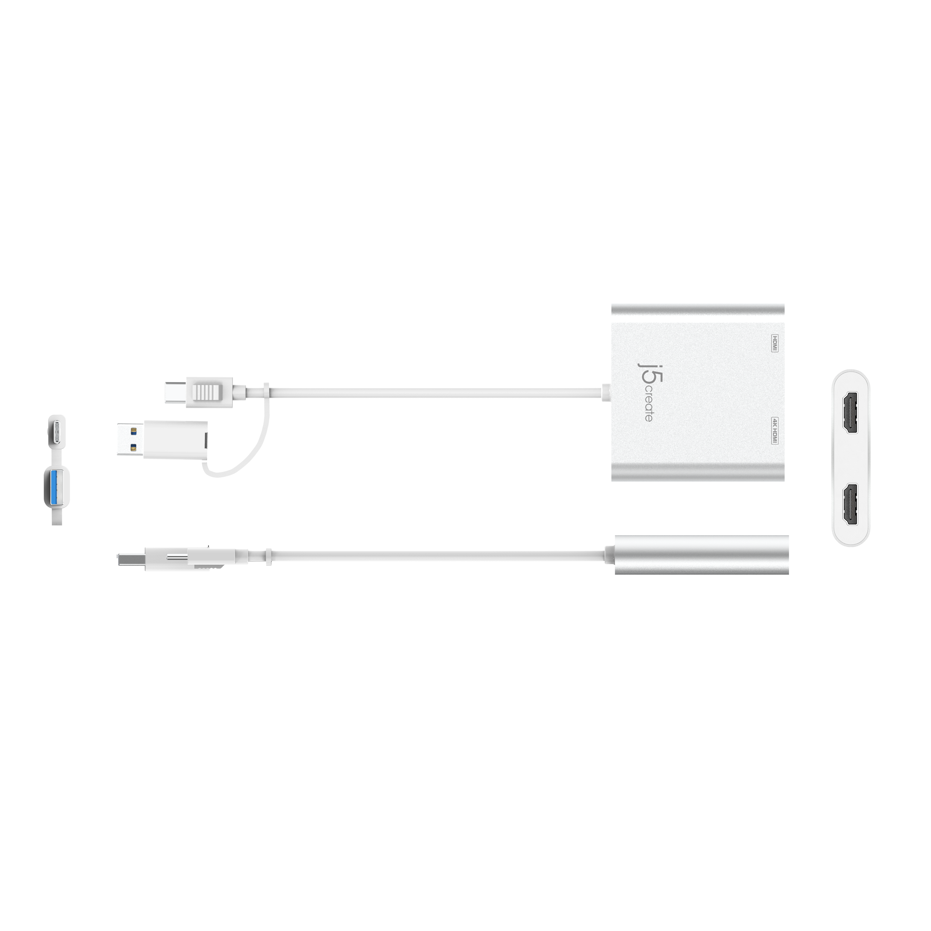 USB-C TO DUAL HDMI MULTI-MONITOR ADAPTER