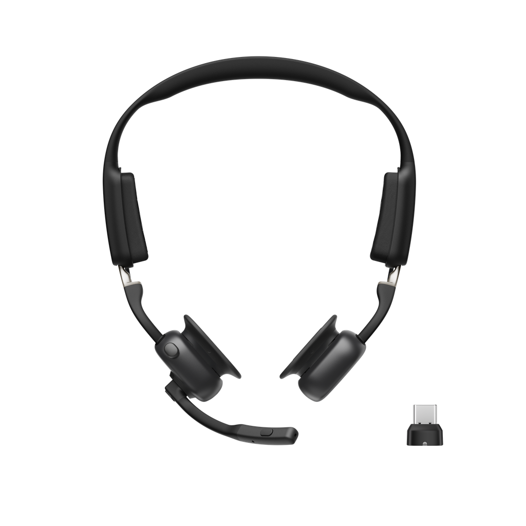 SHOKZ OPENMEET UC WITH USB-C AD HEADSET WITH NOISE CANCEL MIC D