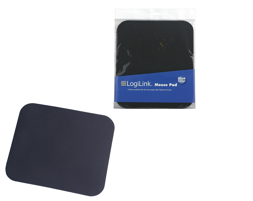 LogiLink Mauspad schwarz