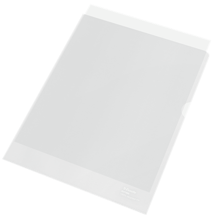 Esselte Sichthüllen DIN A4 transparent genarbt 0,10 mm, 100 St.