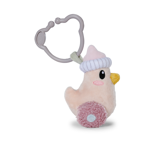 Flasche für Babys mit Rassel im Inneren und Clip, waschbar, Babyflasche