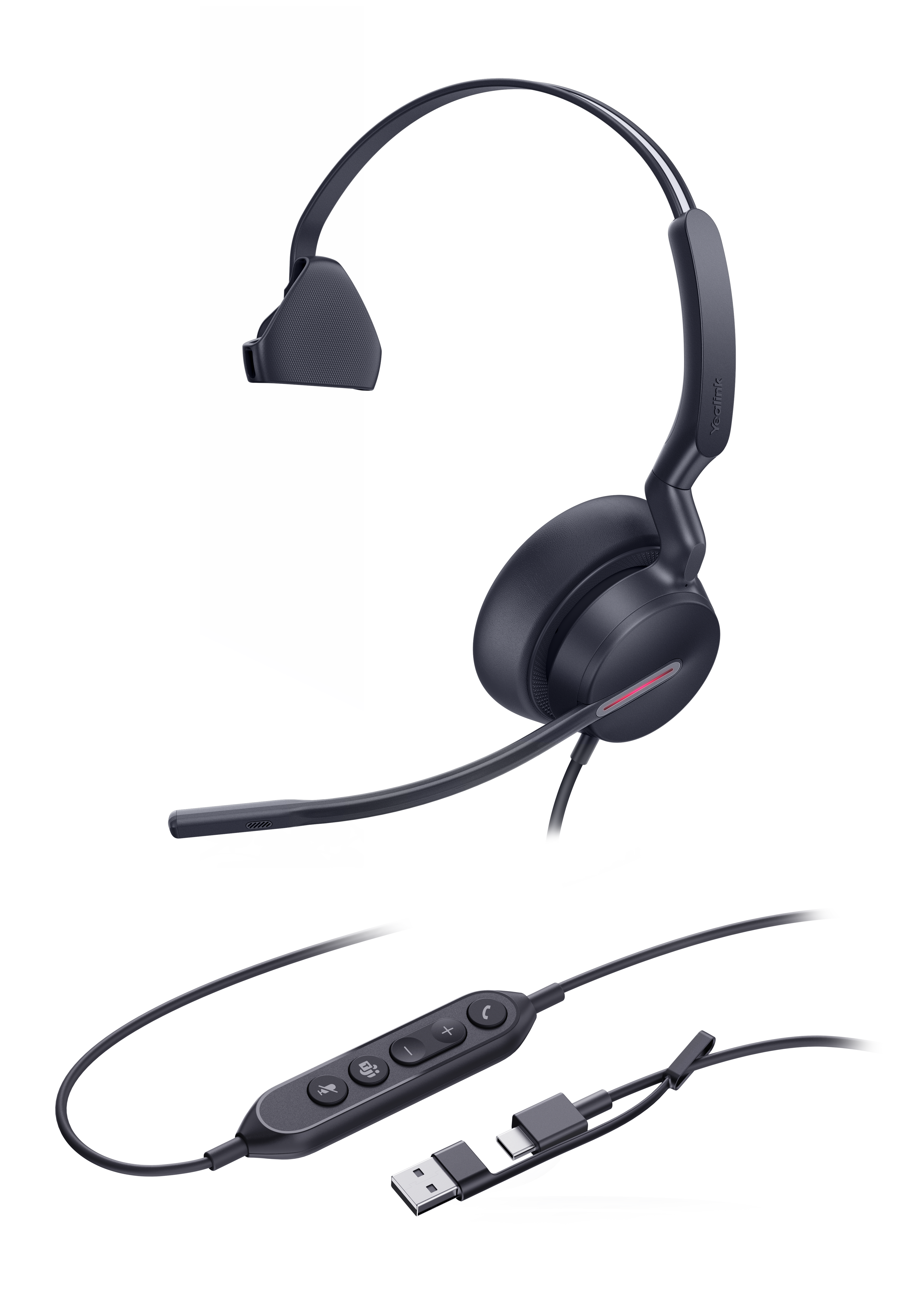 Yealink UH46 Mono Teams USB-C/A Headset