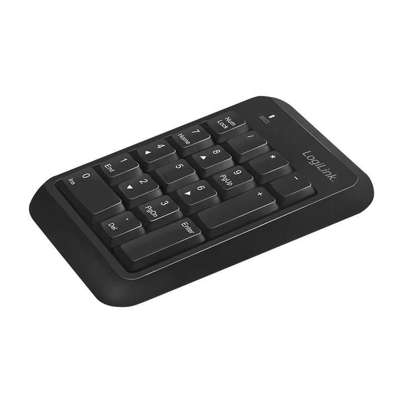 Logilink Keypad Bluetooth, mit 17 Tasten, V5.1, schwarz