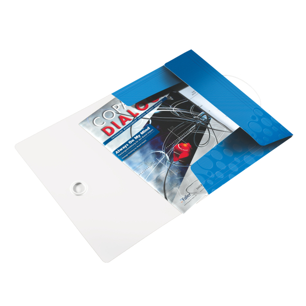 LEITZ Eckspanner WOW 4599 DIN A4 blau, 1 St.