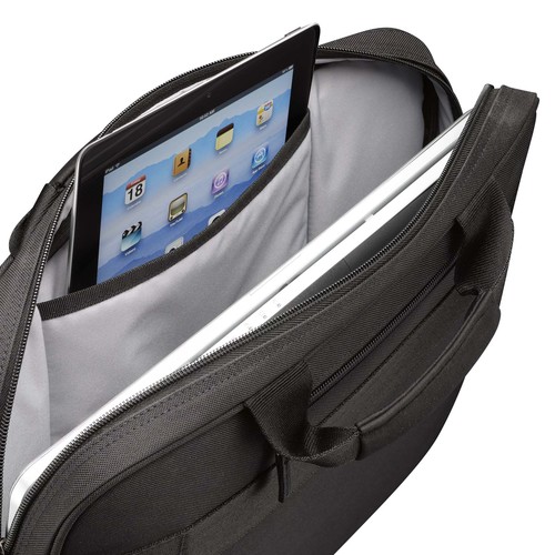 case LOGIC® Laptoptasche Polyester schwarz 3201433 bis 38,1 cm (15 Zoll)