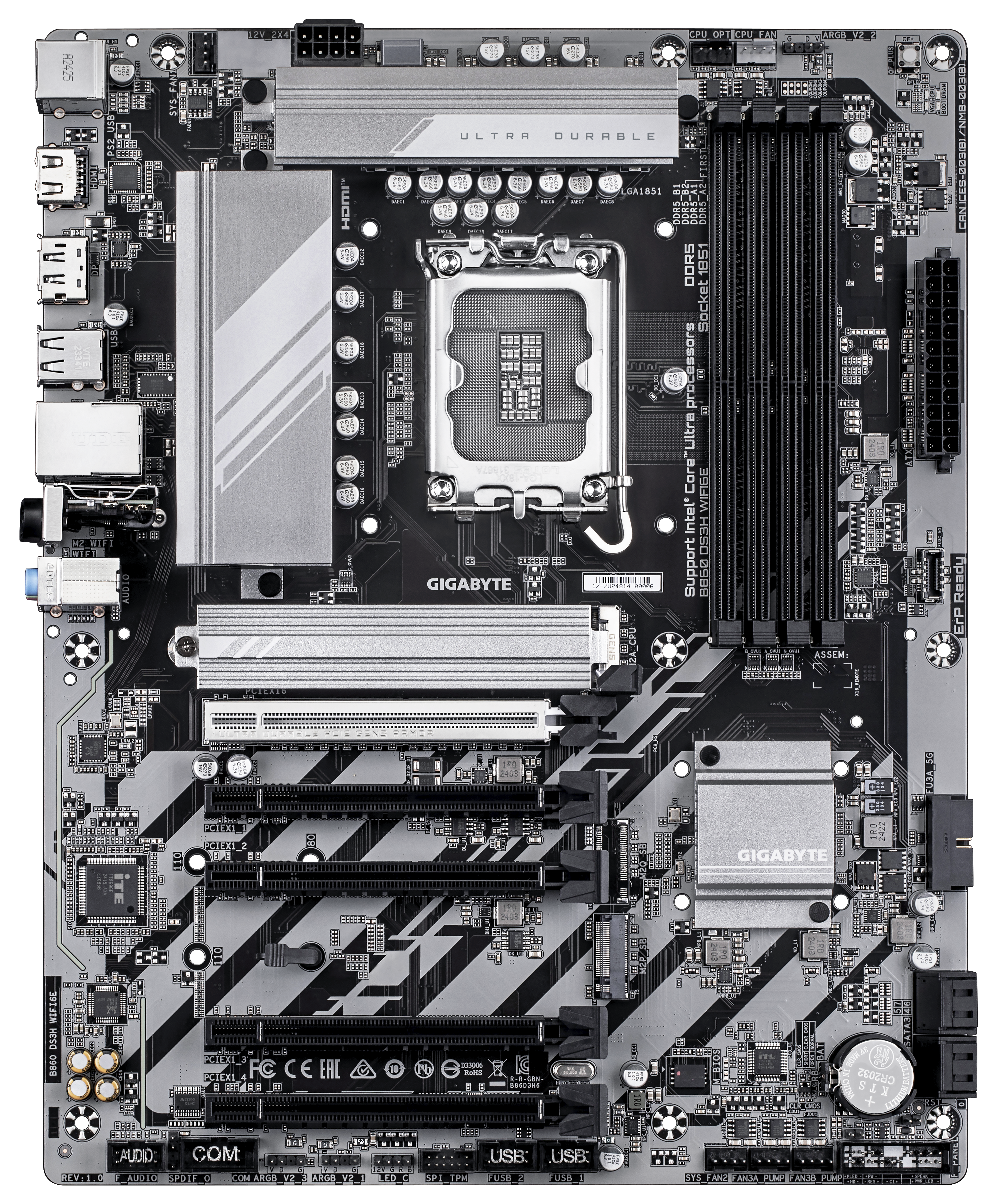 B860 DS3H WIFI6E, Mainboard