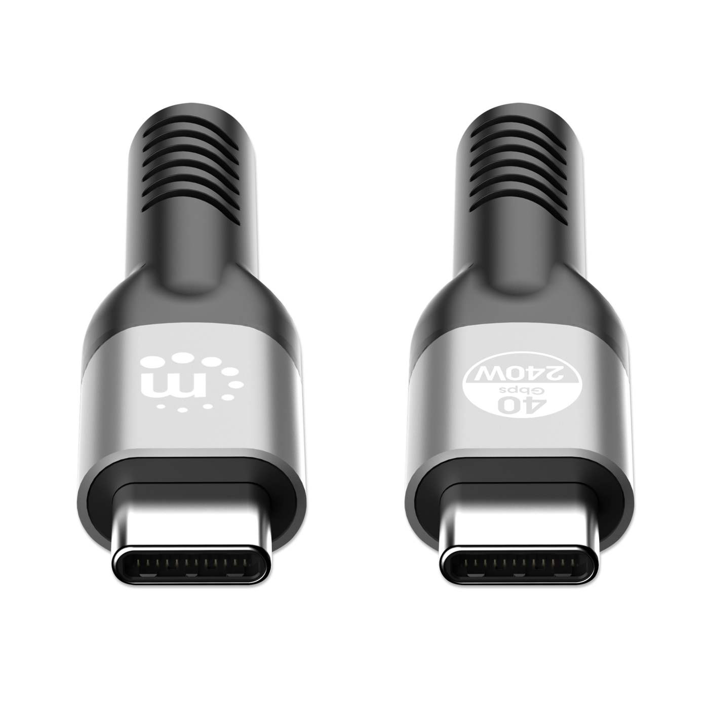 MANHATTAN USB4 Typ C40 Gbit/s 8K Video und 240W EPR Ladekabel 2 m USB4 Gen 3x2 8K60Hz Single-Display 4K60Hz Dual-Display