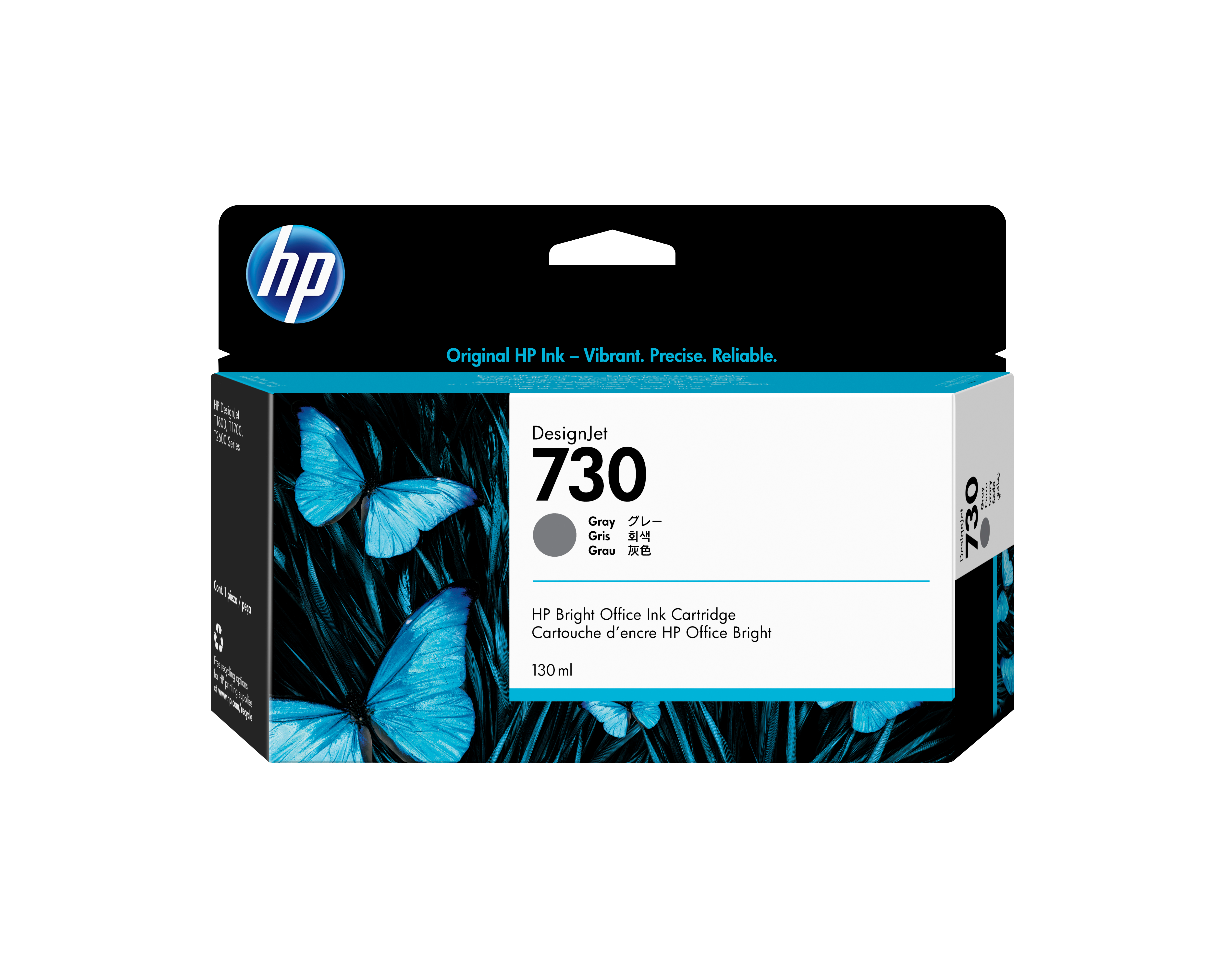HP 730 130 ml Tinte Grau