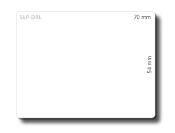 SLP-DRL WHITE LABELS 54X70MM 320 LAB/ROLL 1 ROLL/BOX