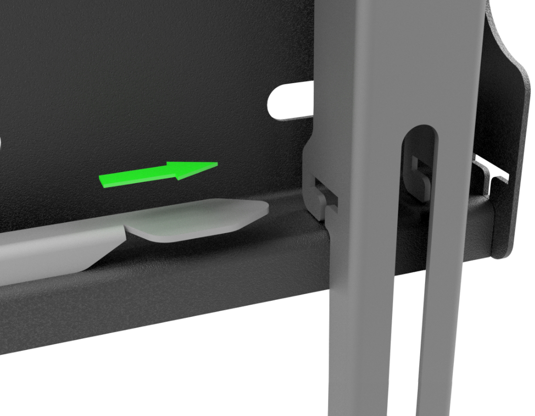 UNIVERSAL WALL MOUNT VESA 600X400 LOCABLE DESIGNED FOR TOU