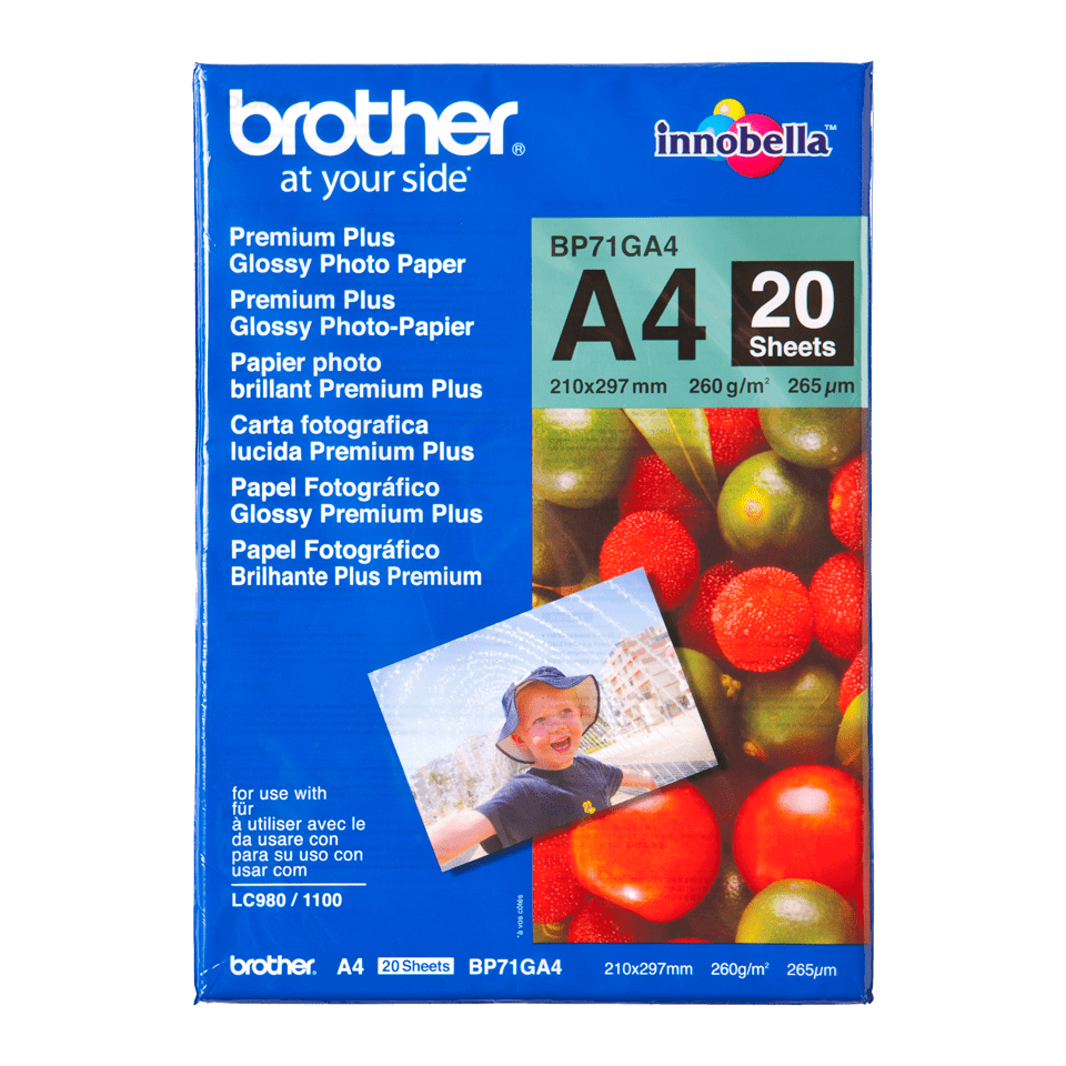 BP-71GA4 PHOTO PAPER DINA 4 260G/M2 20SHTS