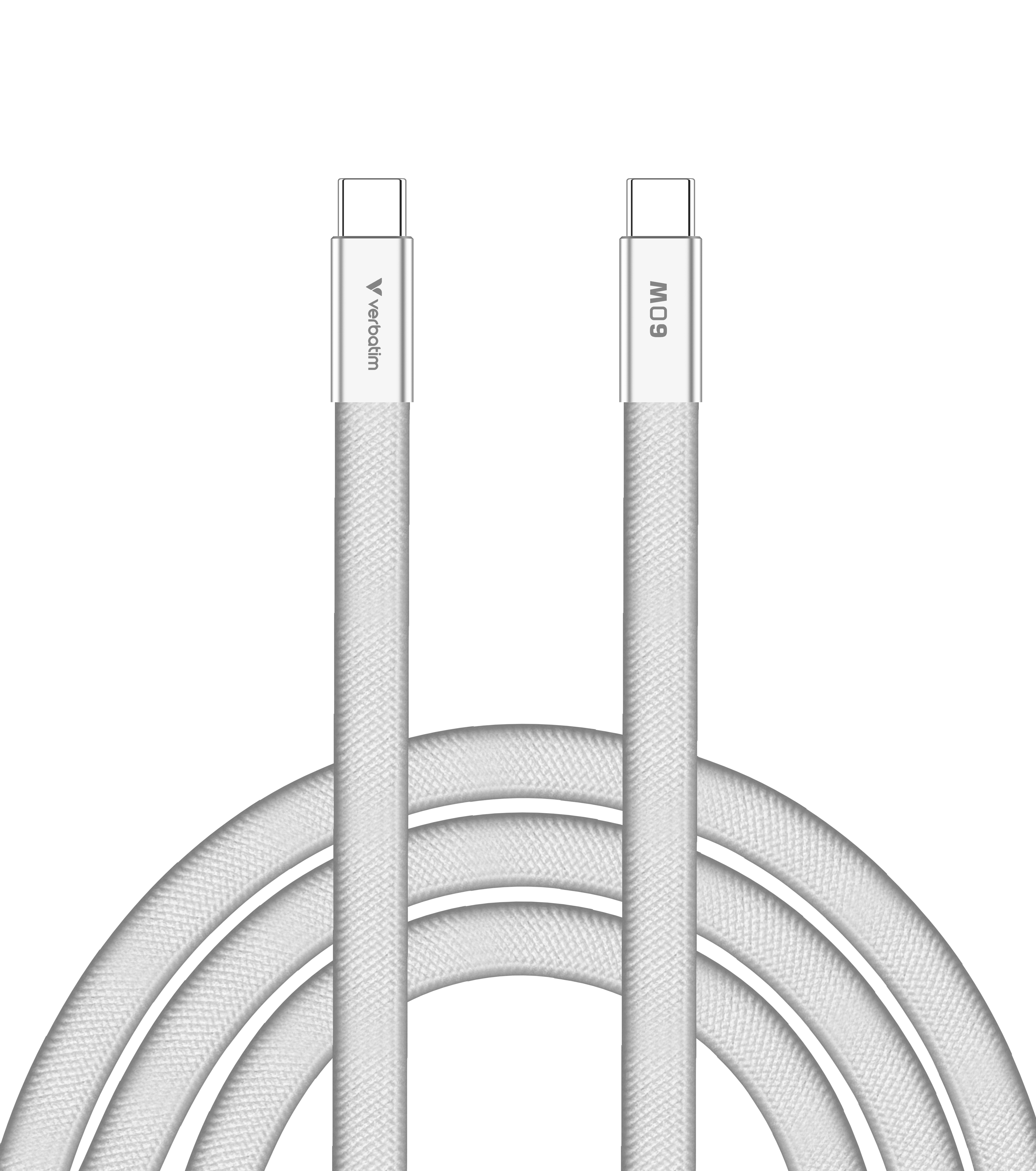 Verbatim Sync & Charge USB-C to USB-C 60W 120cm white
