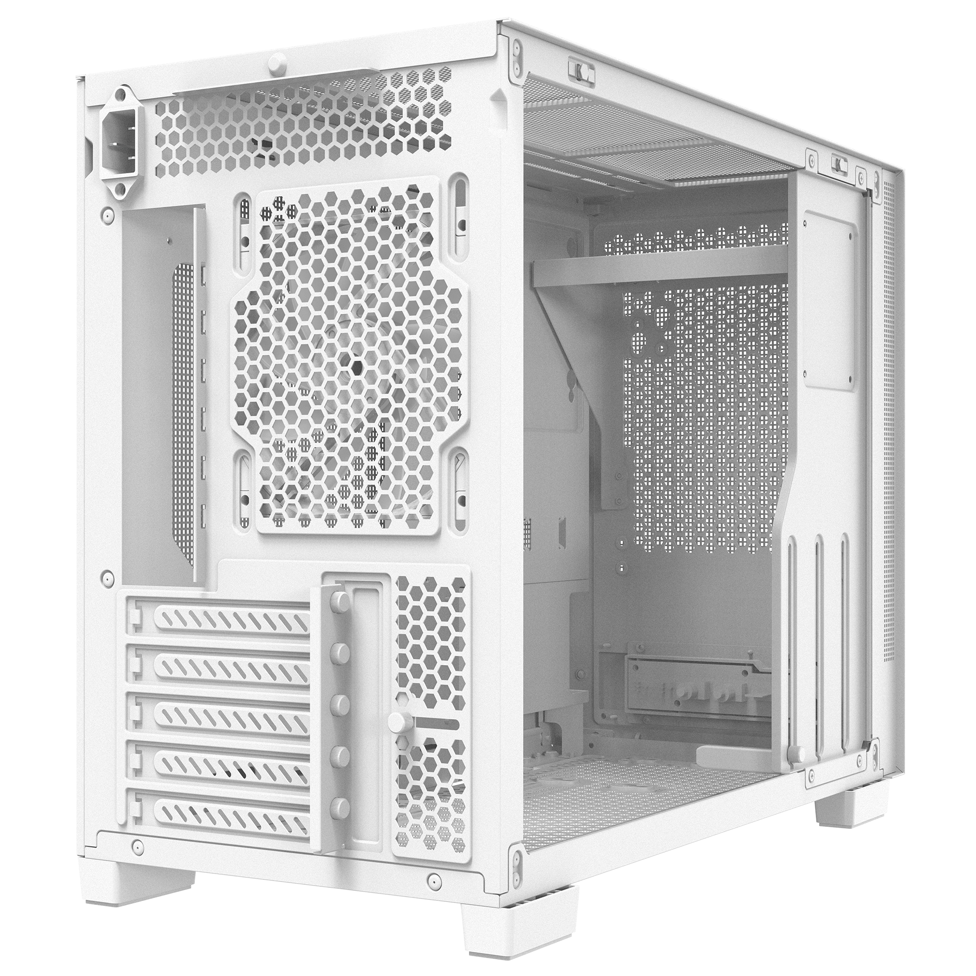 Geh XPG VALOR MESH NANO (M-ATX) Midi Tower weiß retail