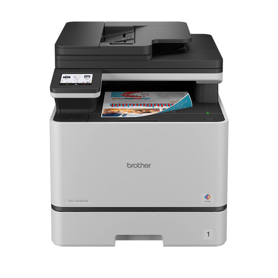 brother MFC-L8730CDW 4 in 1 Farblaser-Multifunktionsdrucker grau