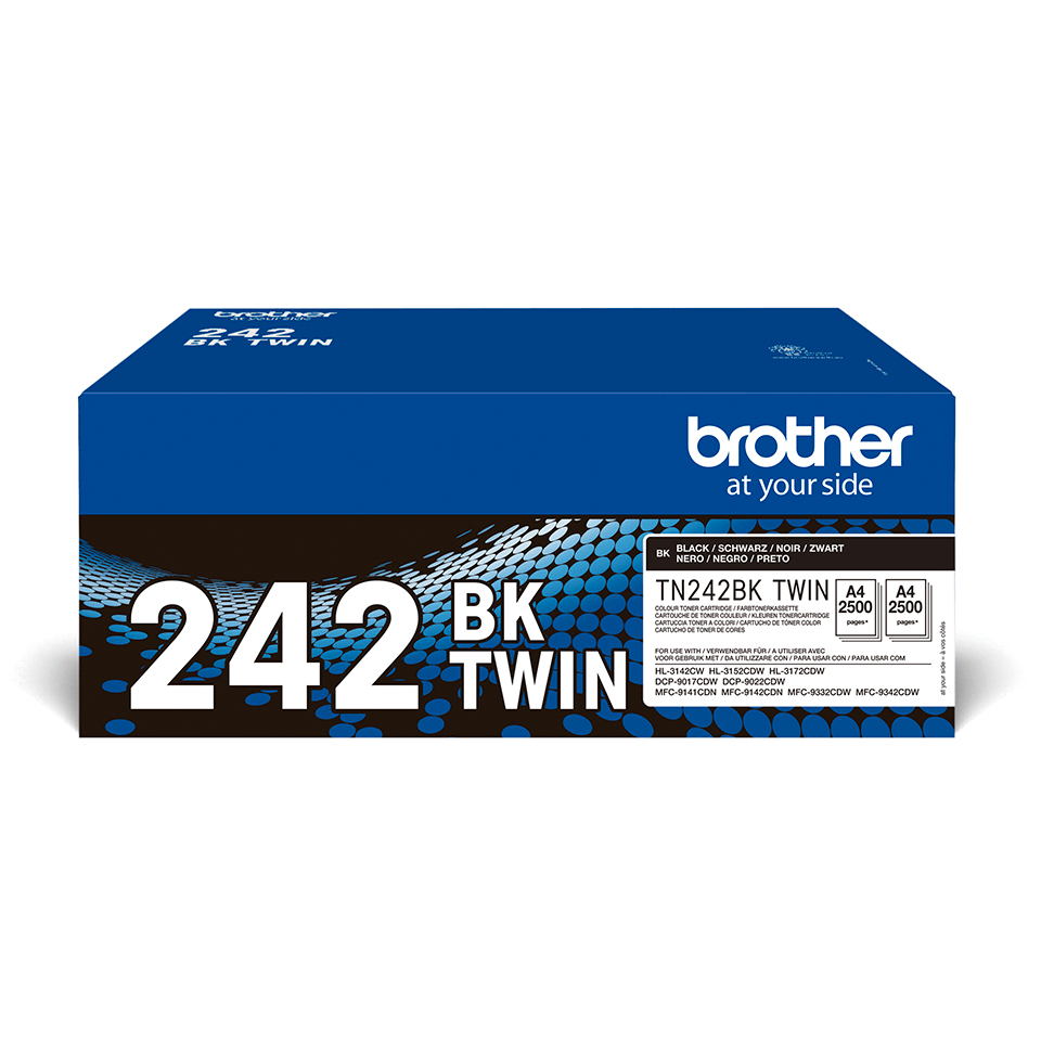 TN-242BKTWIN TONER F. DCP9017CD /72CDW/MFC-9142CDN/9332CDW/42CDW