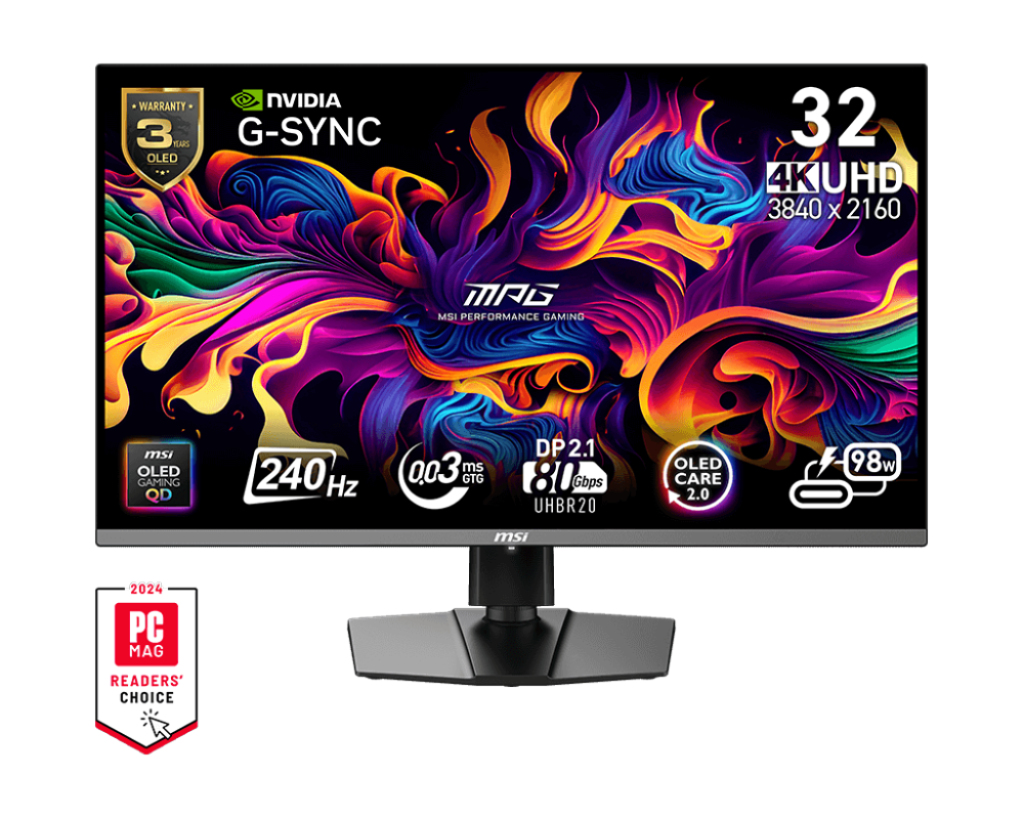 MPG 322URXDE QD-OLED, Gaming-Monitor