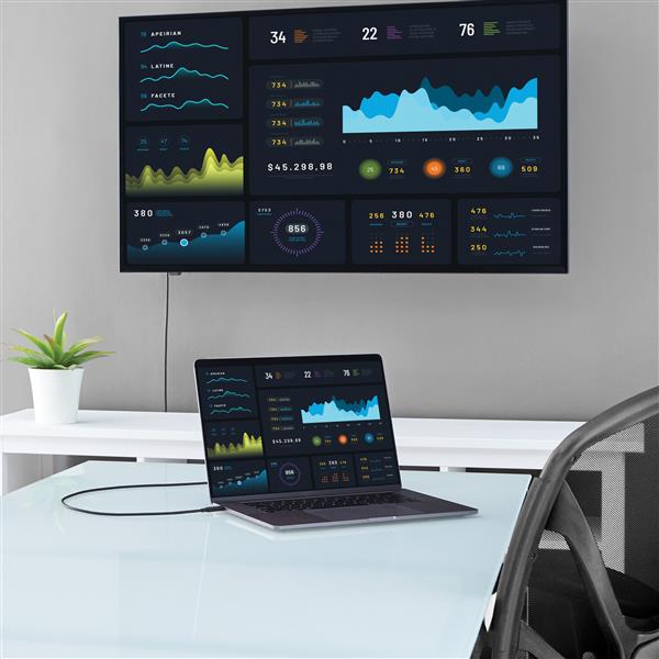 STARTECH.COM 2m 6ft. USB-C to HDMI Cable - 4K at 60 Hz - Black